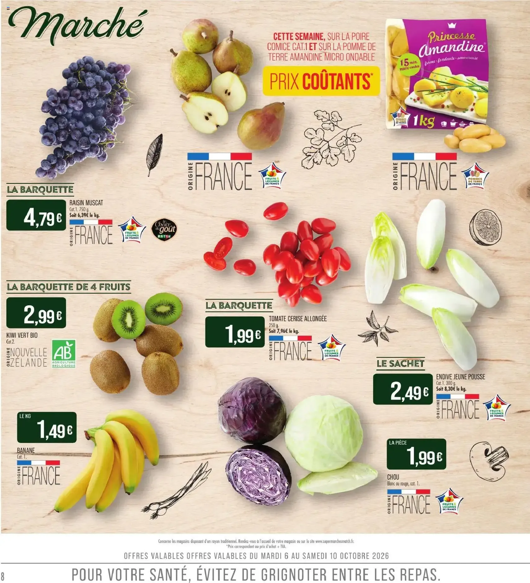 Match Supermarché catalogue - brochure valable à partir du 06/10/2026, page 8 sur 28