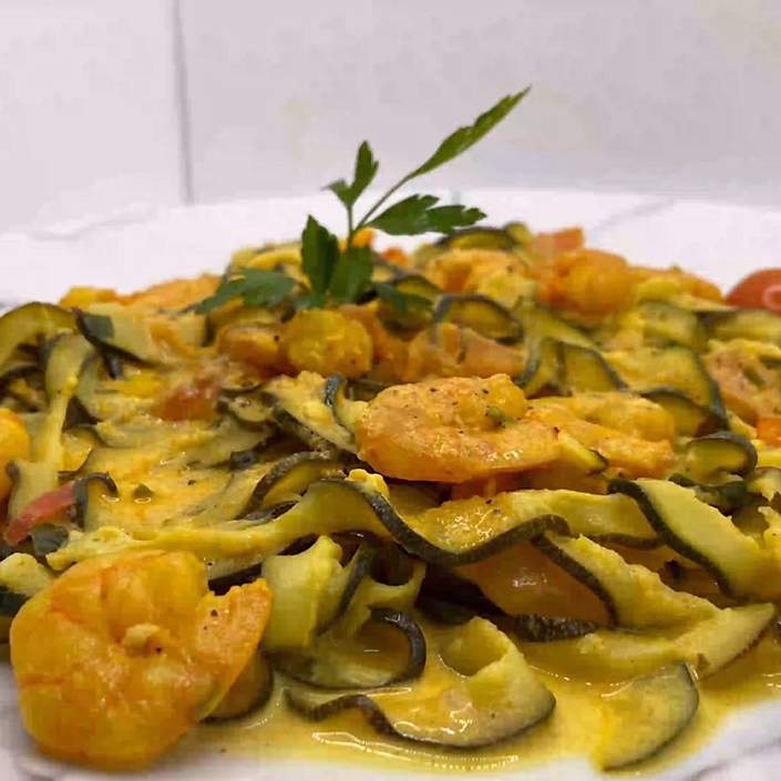 Prawn Zucchini Pasta Recipe