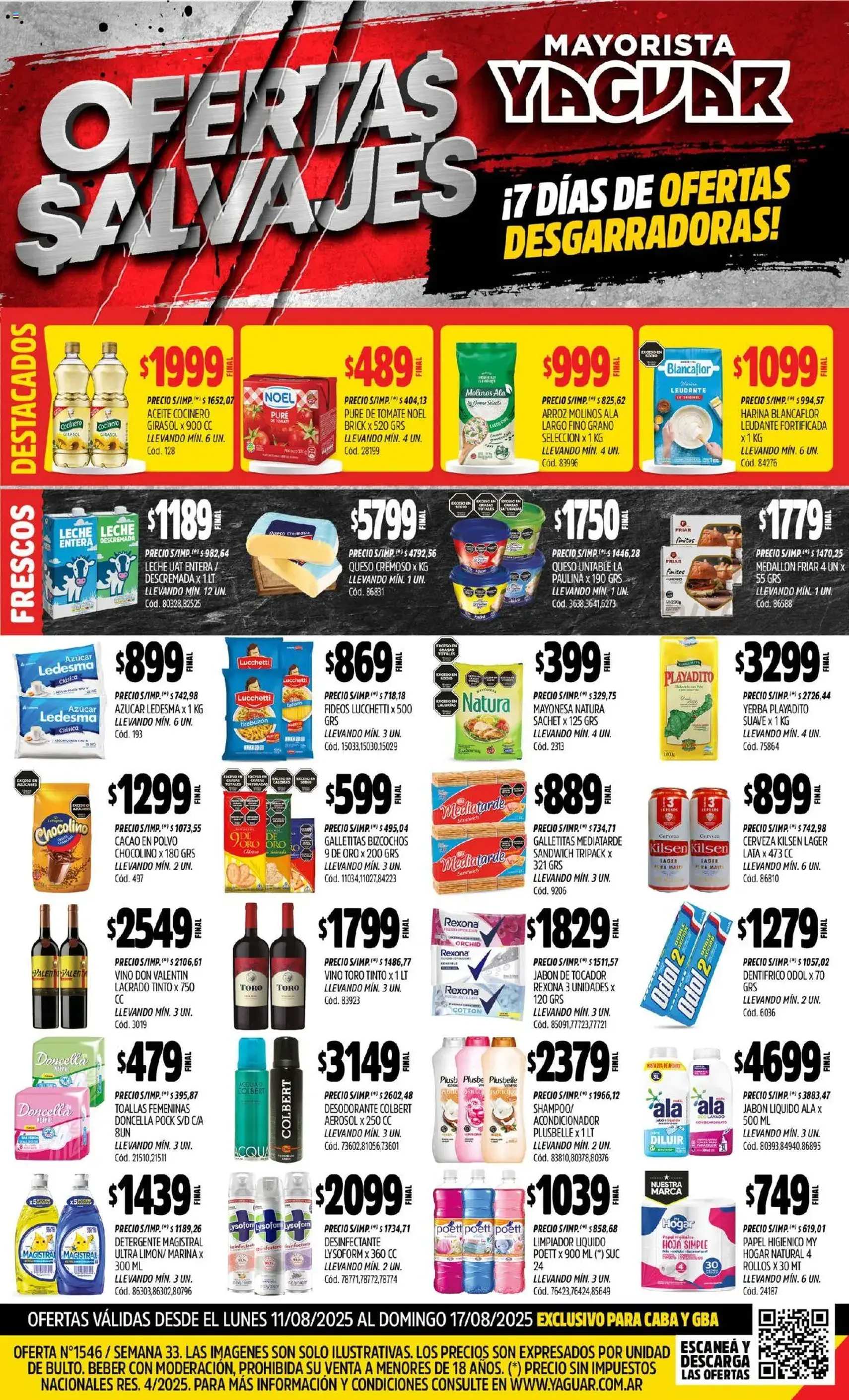 Yaguar catálogo - folleto válido desde 11/08/2025 página 1 de 35