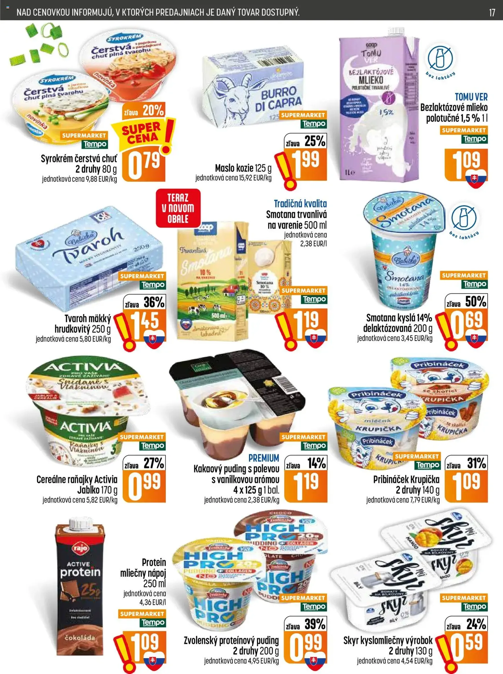 COOP Jednota leták - platný leták od 30.07.2026 strana 17 z 28