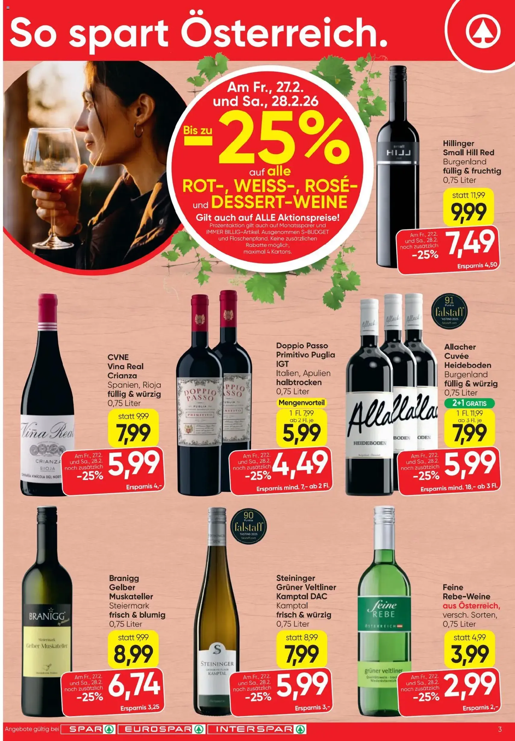 Spar Flugblatt - Gültiger Prospekt ab 26.02.2026, Seite 3 von insgesamt 20