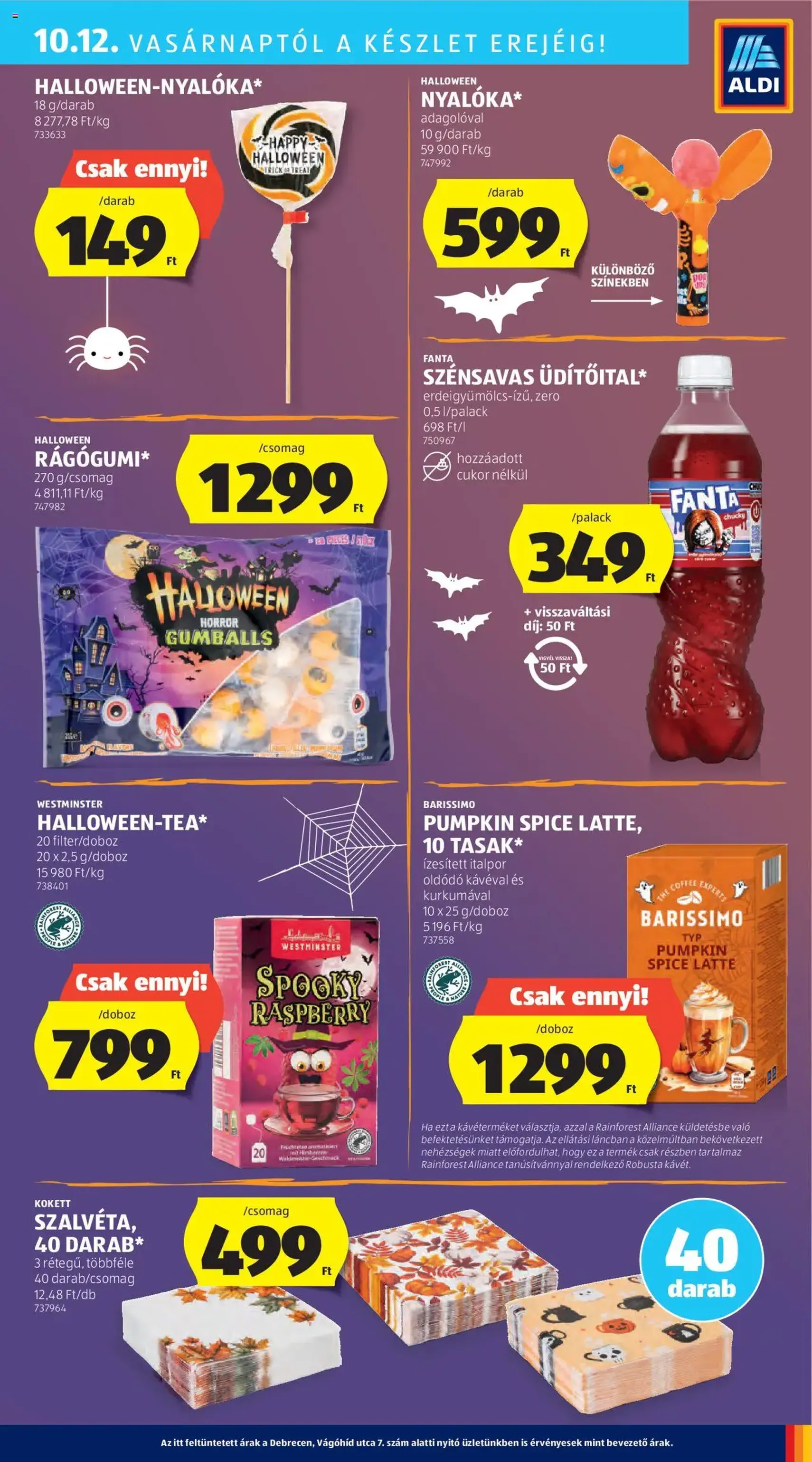 Aldi Akciós újság - 2025.10.09. érvényes szórólap 39 oldal 48 oldalból Aldi Akciós újság - 2025.10.09. érvényes szórólap 39 oldal 48 oldalból