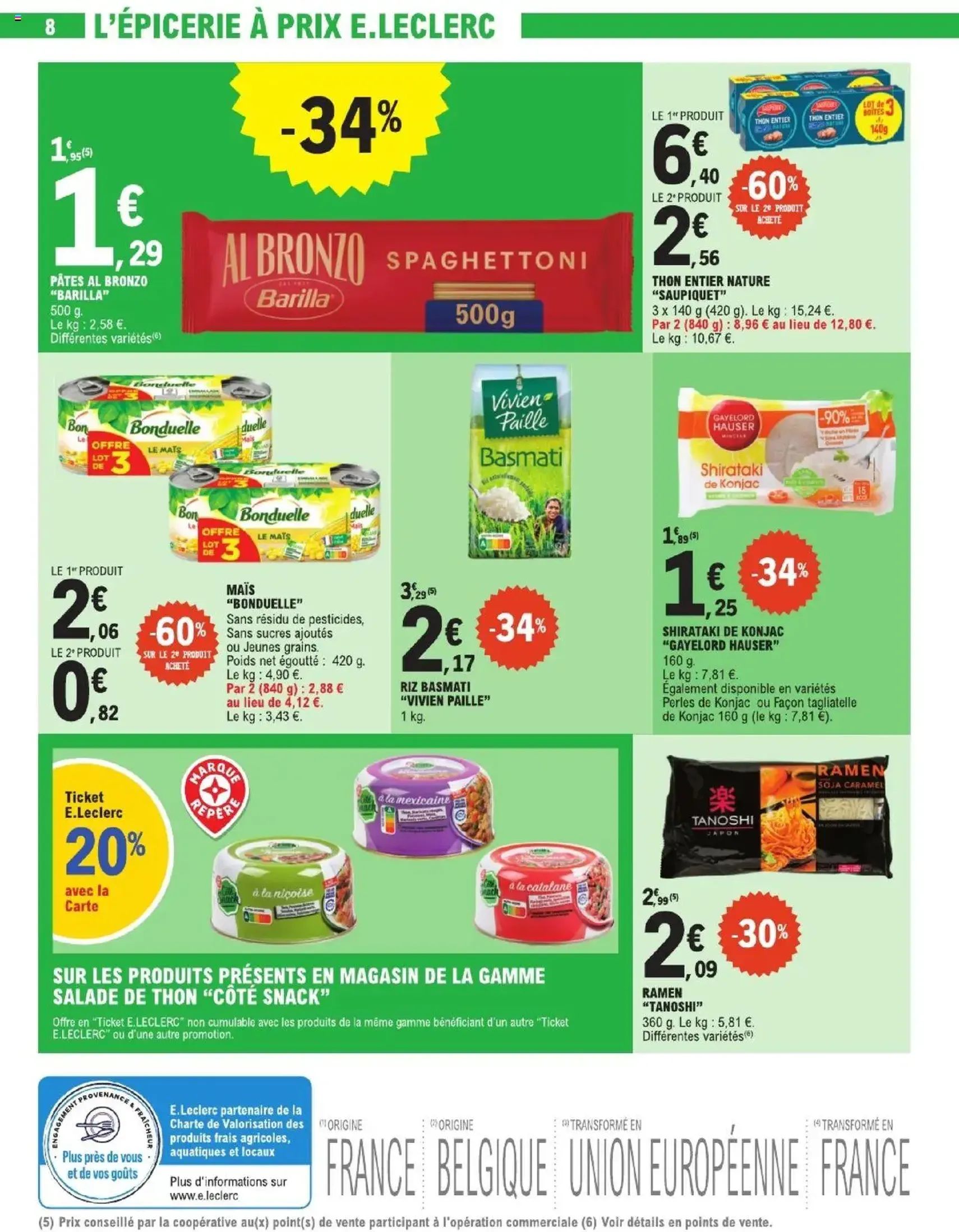 E.Leclerc catalogue semaine 34 - brochure valable à partir du 12/08/2025, page 8 sur 40