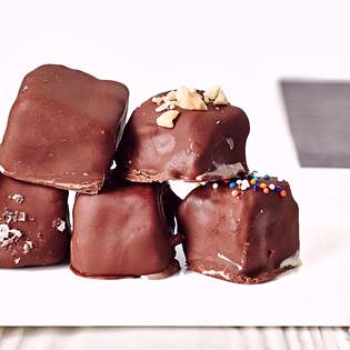 Recipe preview Chocolate-Covered Ice Cream Bites
