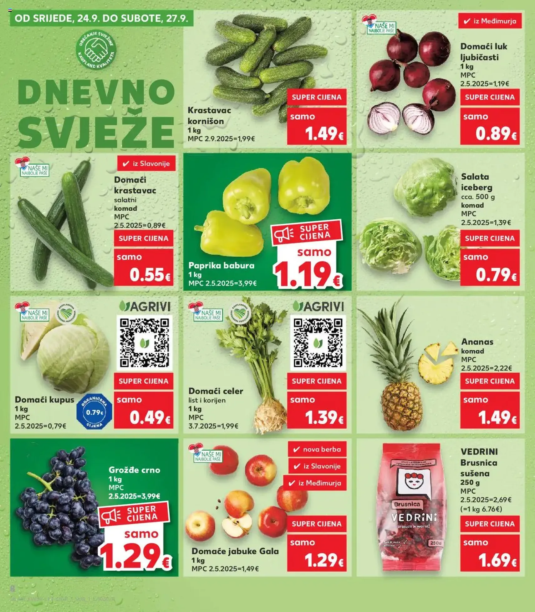 Kaufland HR - Osijek - 2025.09.24. érvényes szórólap 8 oldal 32 oldalból
