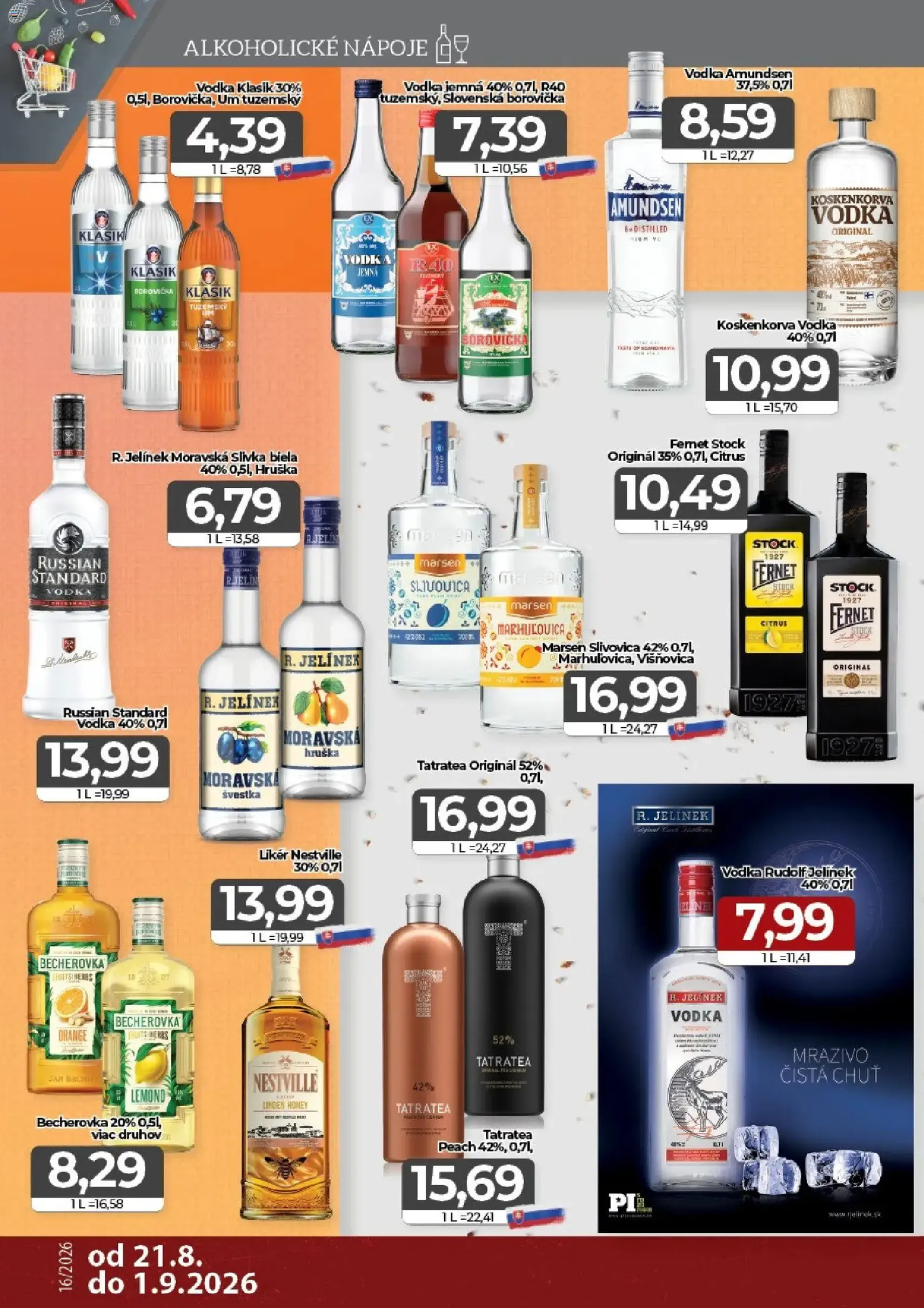 CBA Komfos leták - platný leták od 21.08.2026 strana 14 z 16