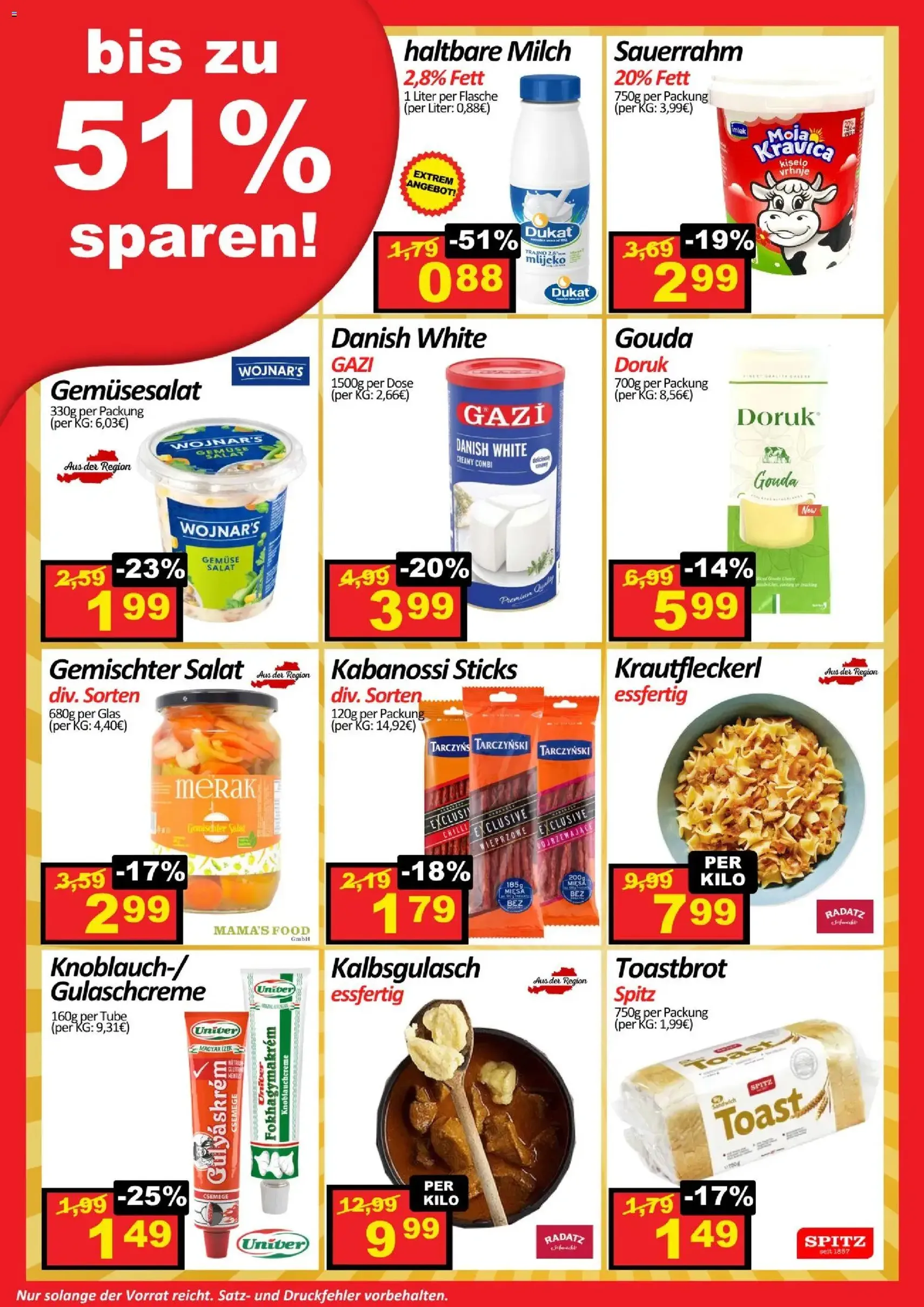 Wurstico Abholmarkt Flugblatt - Gültiger Prospekt ab 30.04.2026, Seite 3 von insgesamt 4