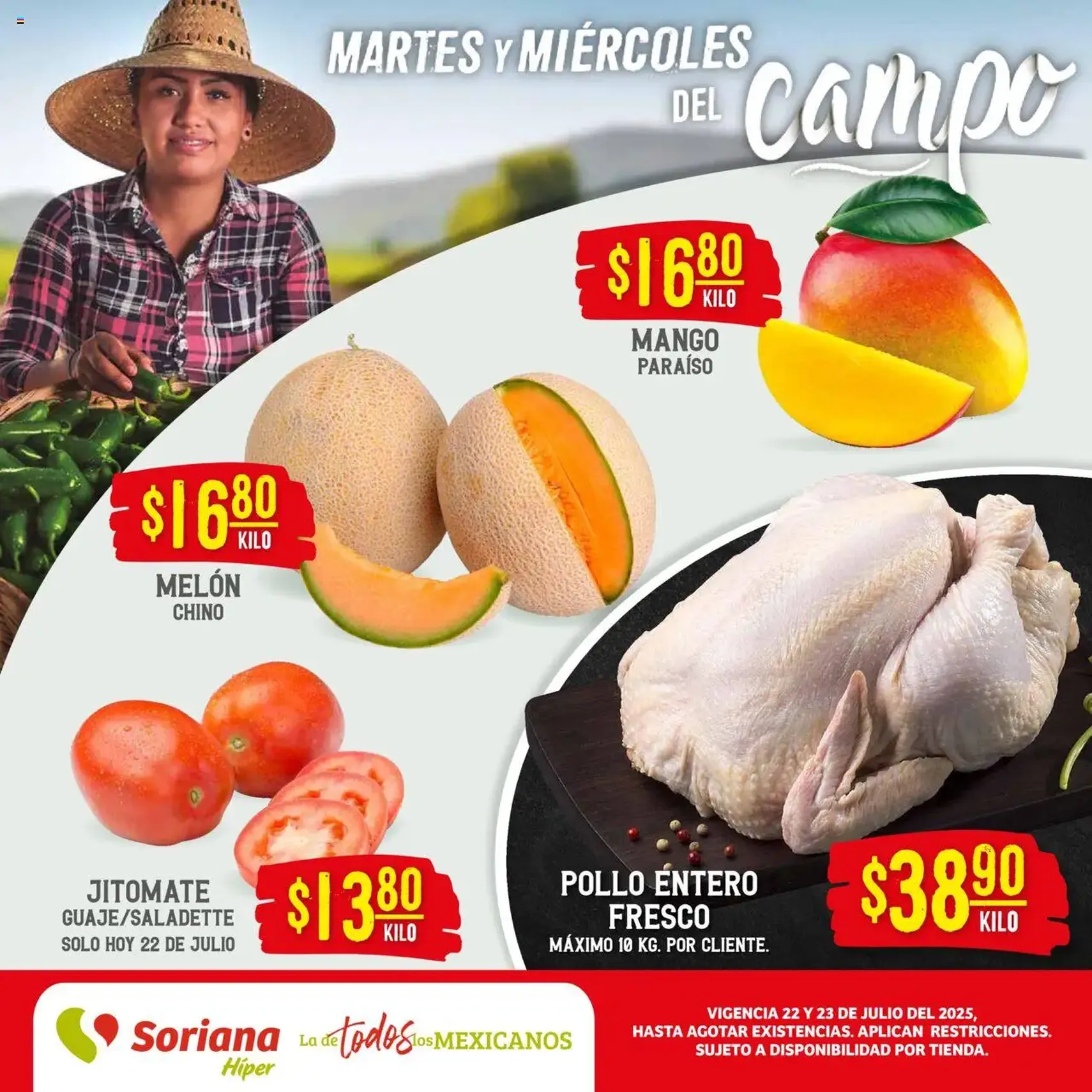 Soriana - Folleto - folleto válido desde 22/07/2025 página 1 de 6