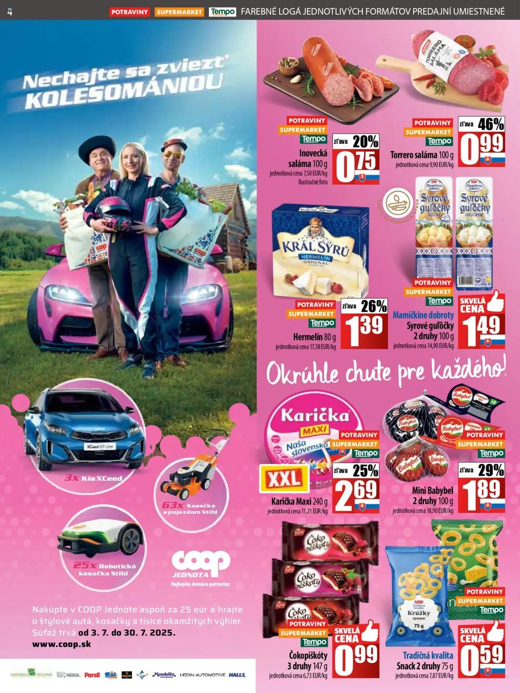 COOP Jednota leták - platný leták od 17.07.2025 strana 4 z 28 COOP Jednota leták - platný leták od 17.07.2025 strana 4 z 28