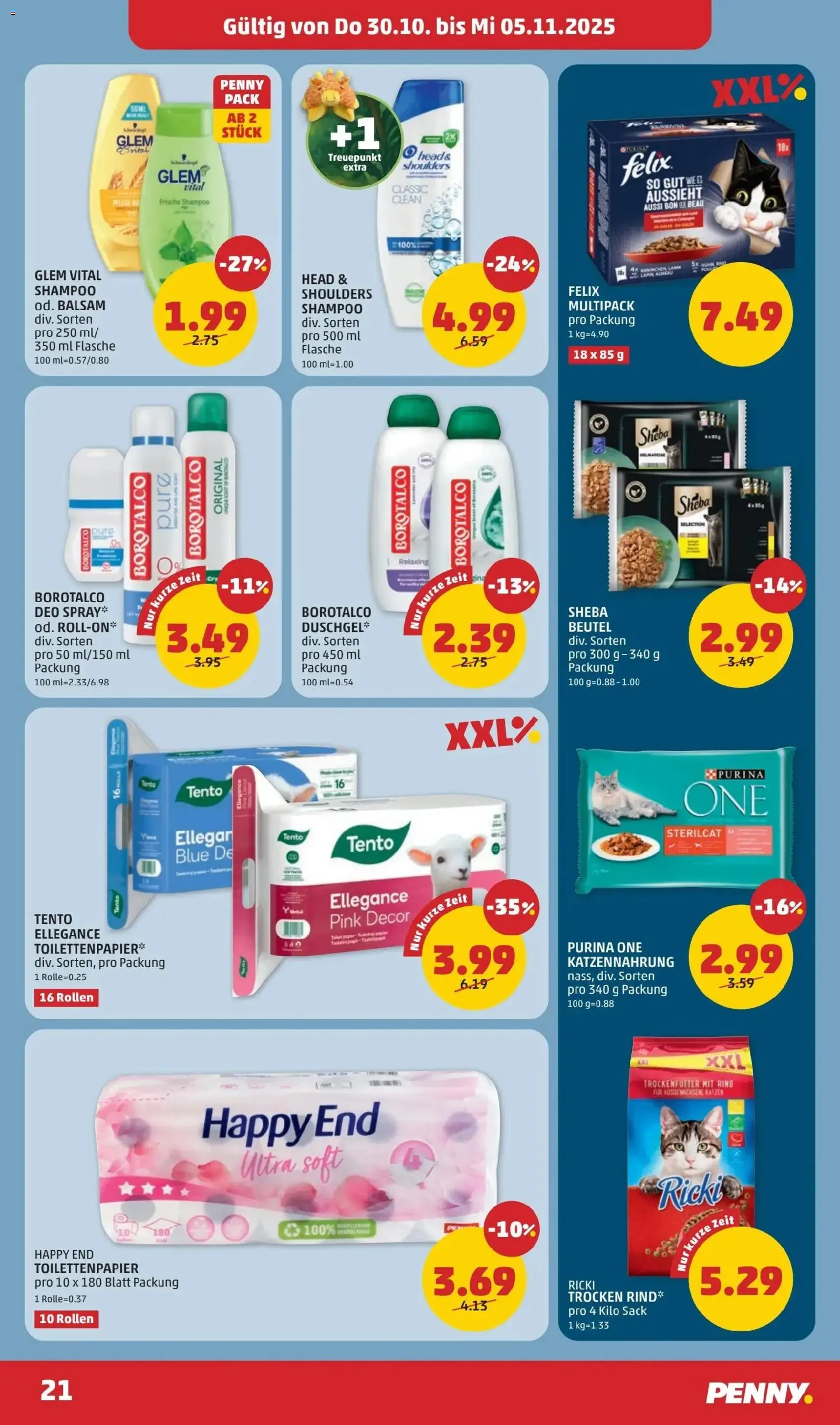Penny Markt Flugblatt - Gültiger Prospekt ab 30.10.2025, Seite 21 von insgesamt 32 Penny Markt Flugblatt - Gültiger Prospekt ab 30.10.2025, Seite 21 von insgesamt 32