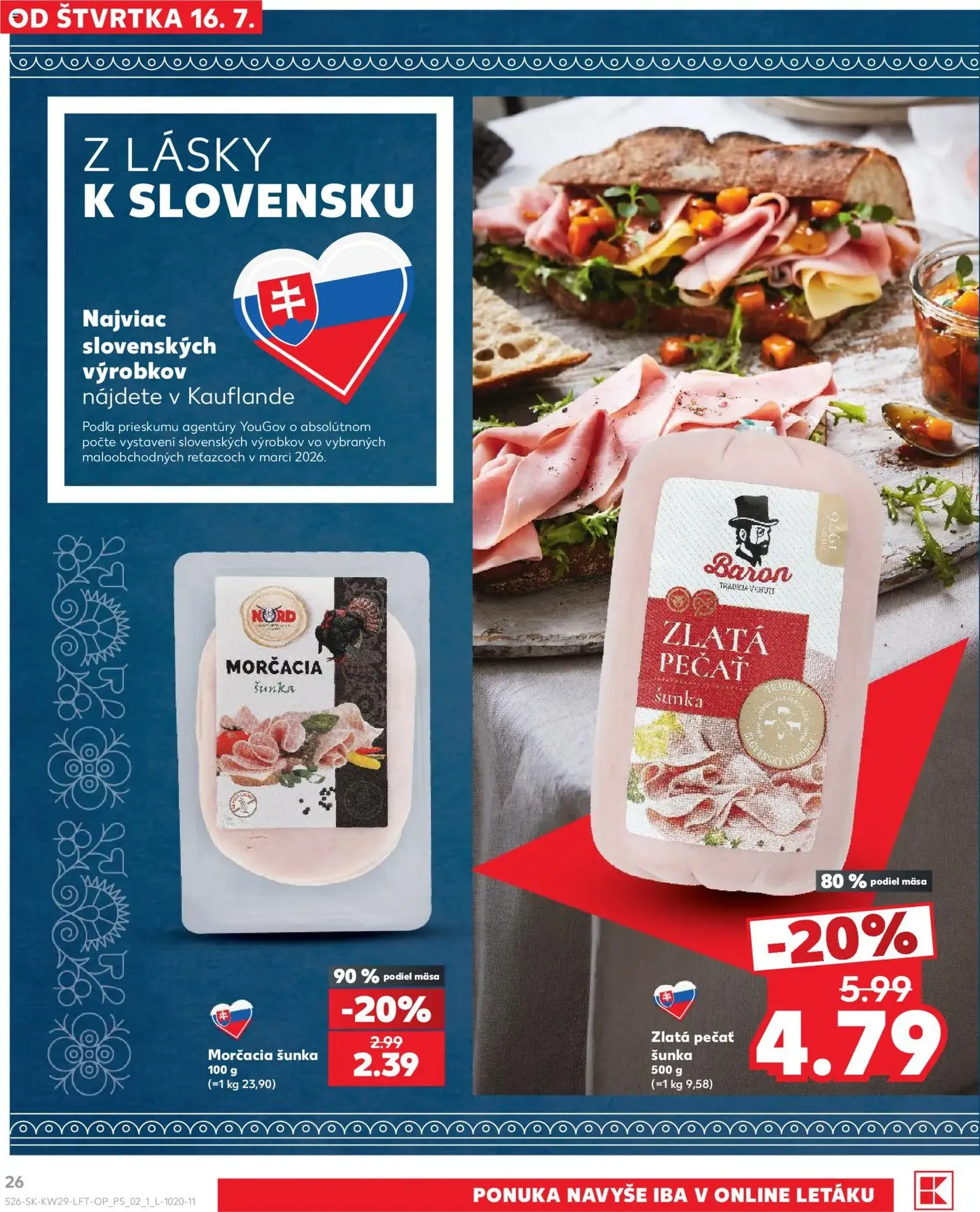 Kaufland leták - platný leták od 16.07.2026 strana 26 z 86