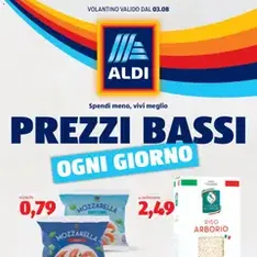 Aldi volantino - anteprima volantino valido dal 03/08/2026