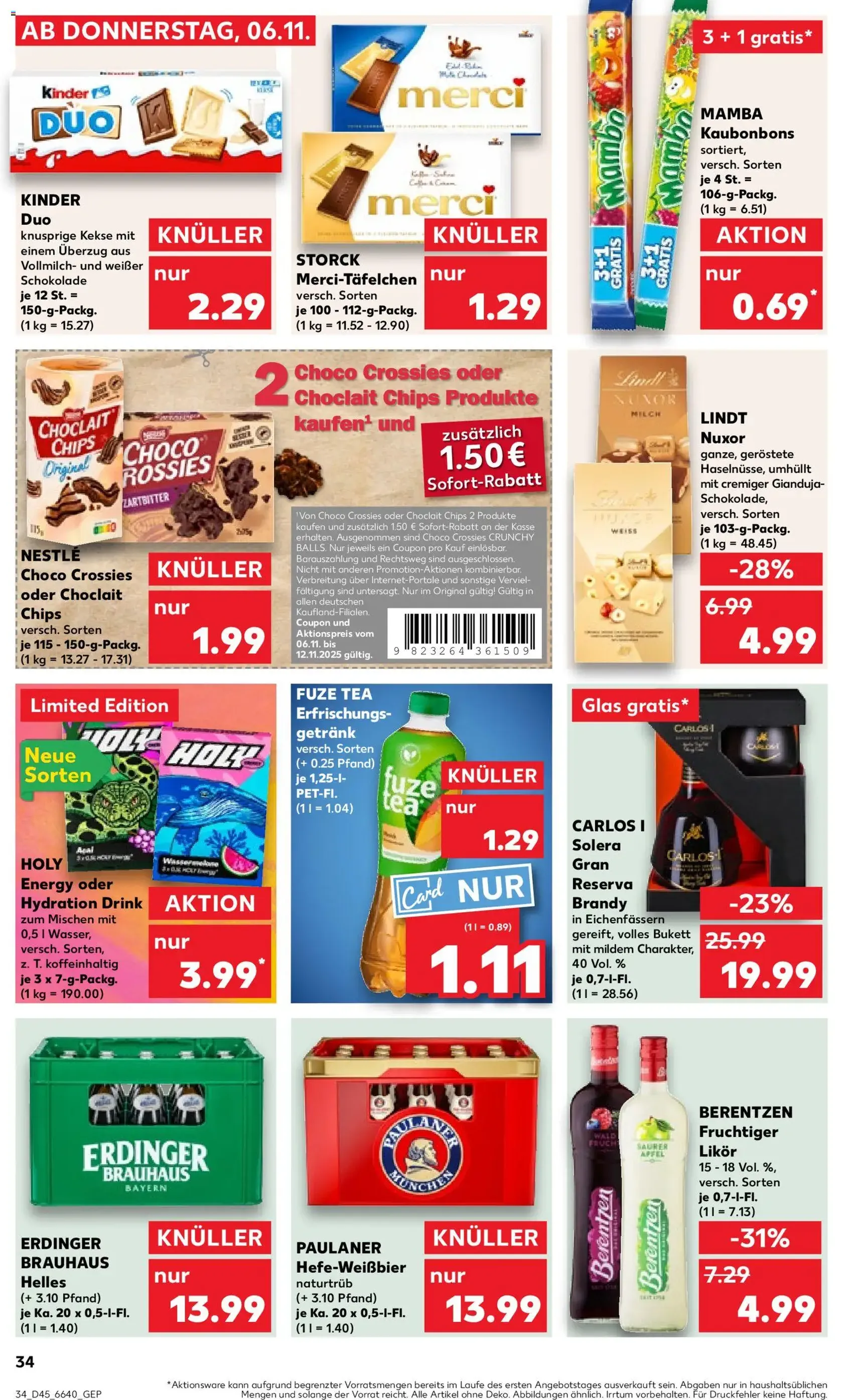 Kaufland Prospekt - Gültiger Prospekt ab 06.11.2025, Seite 34 von insgesamt 64