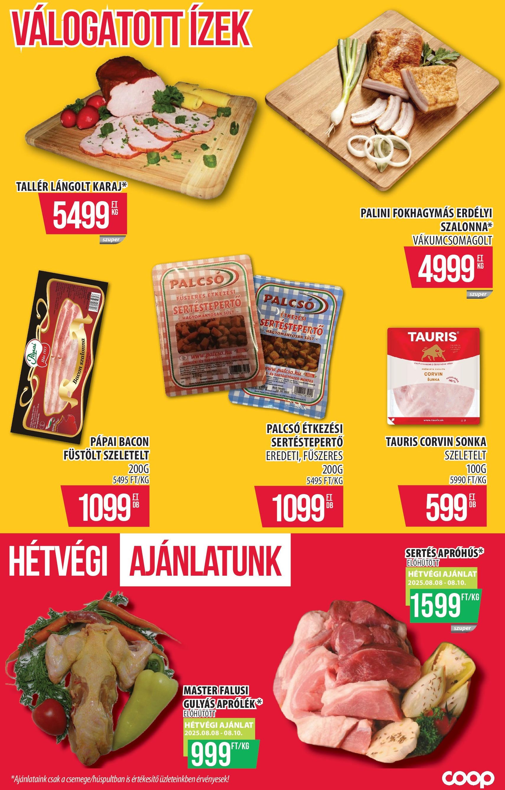 COOP Szolnok Akciós újság - 2025.08.07. érvényes szórólap 7 oldal 14 oldalból