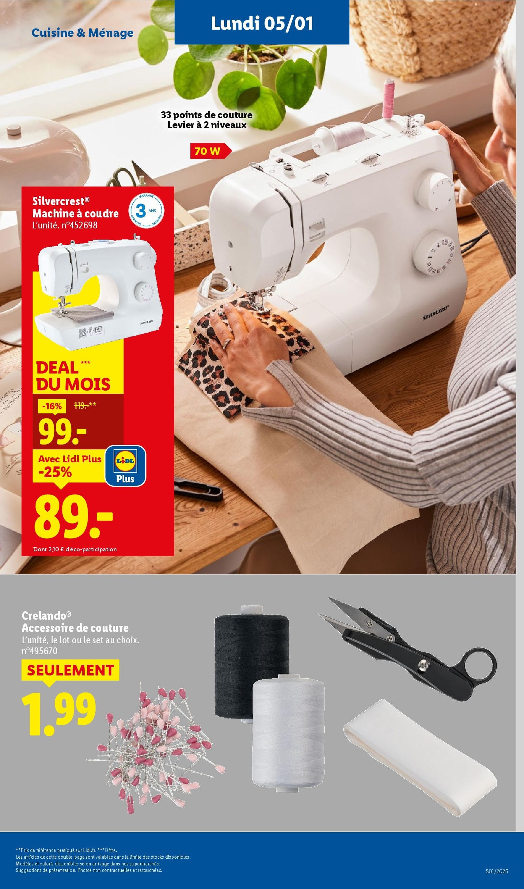 LIDL catalogue semaine 1 - brochure valable à partir du 03/01/2026, page 55 sur 77
