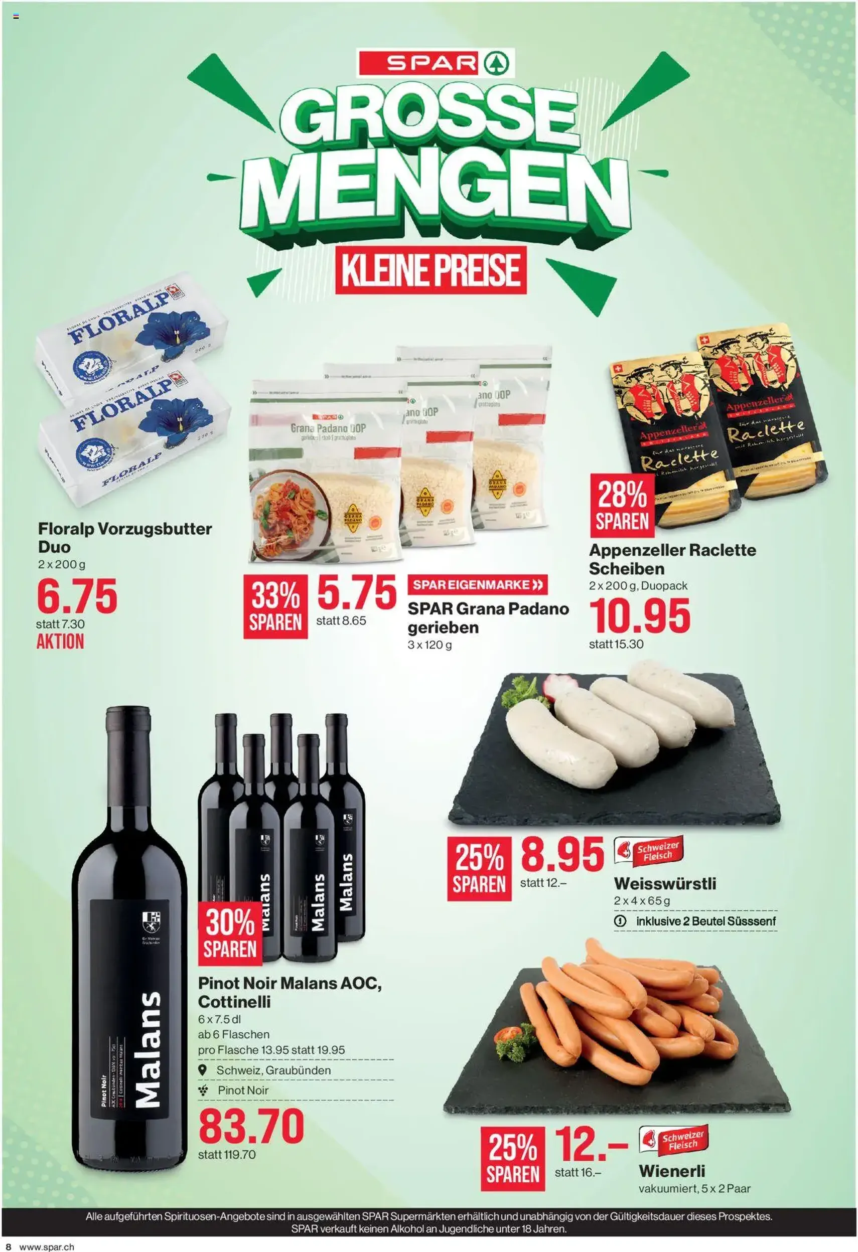 SPAR Aktionen - Gültiger Prospekt ab 10.10.2025, Seite 8 von insgesamt 20 SPAR Aktionen - Gültiger Prospekt ab 10.10.2025, Seite 8 von insgesamt 20
