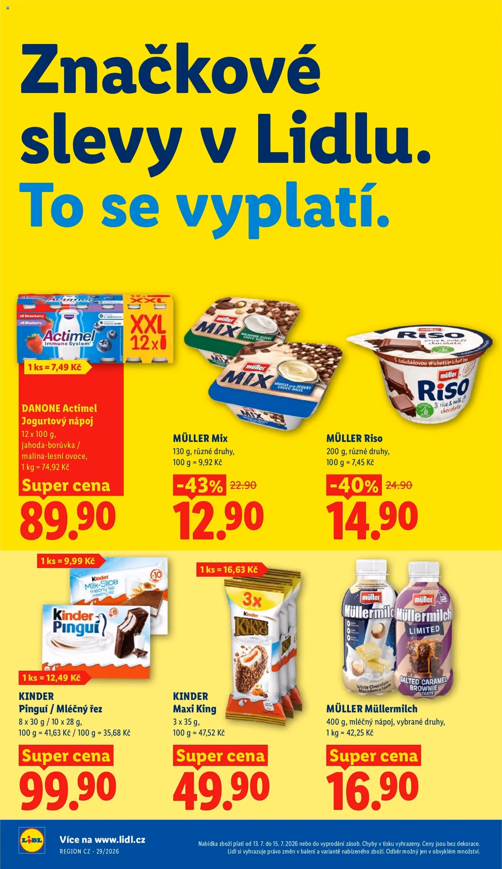Lidl leták - platný leták od 13.07.2026 strana 18 z 49
