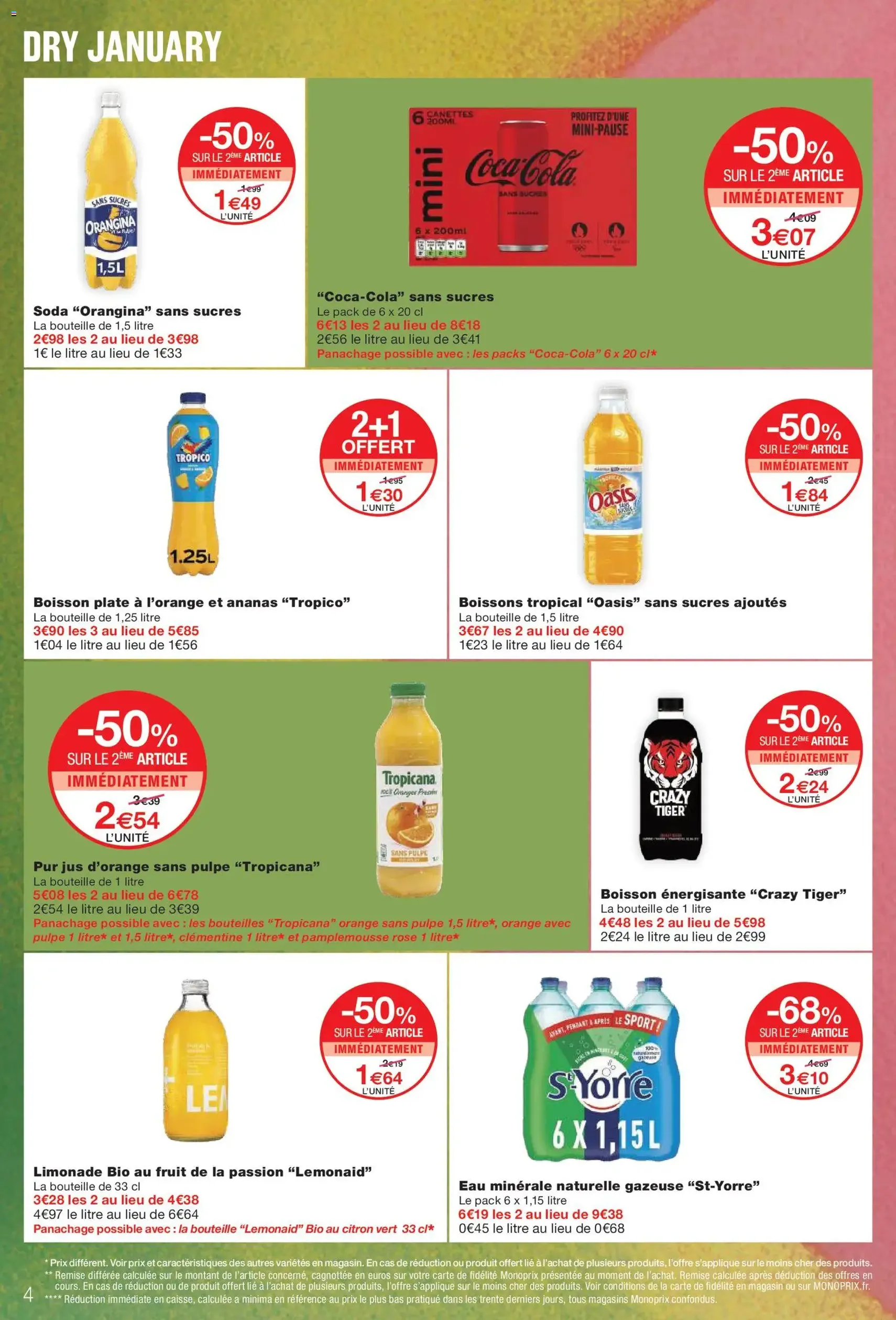 Monoprix catalogue - brochure valable à partir du 20/01/2026, page 4 sur 52