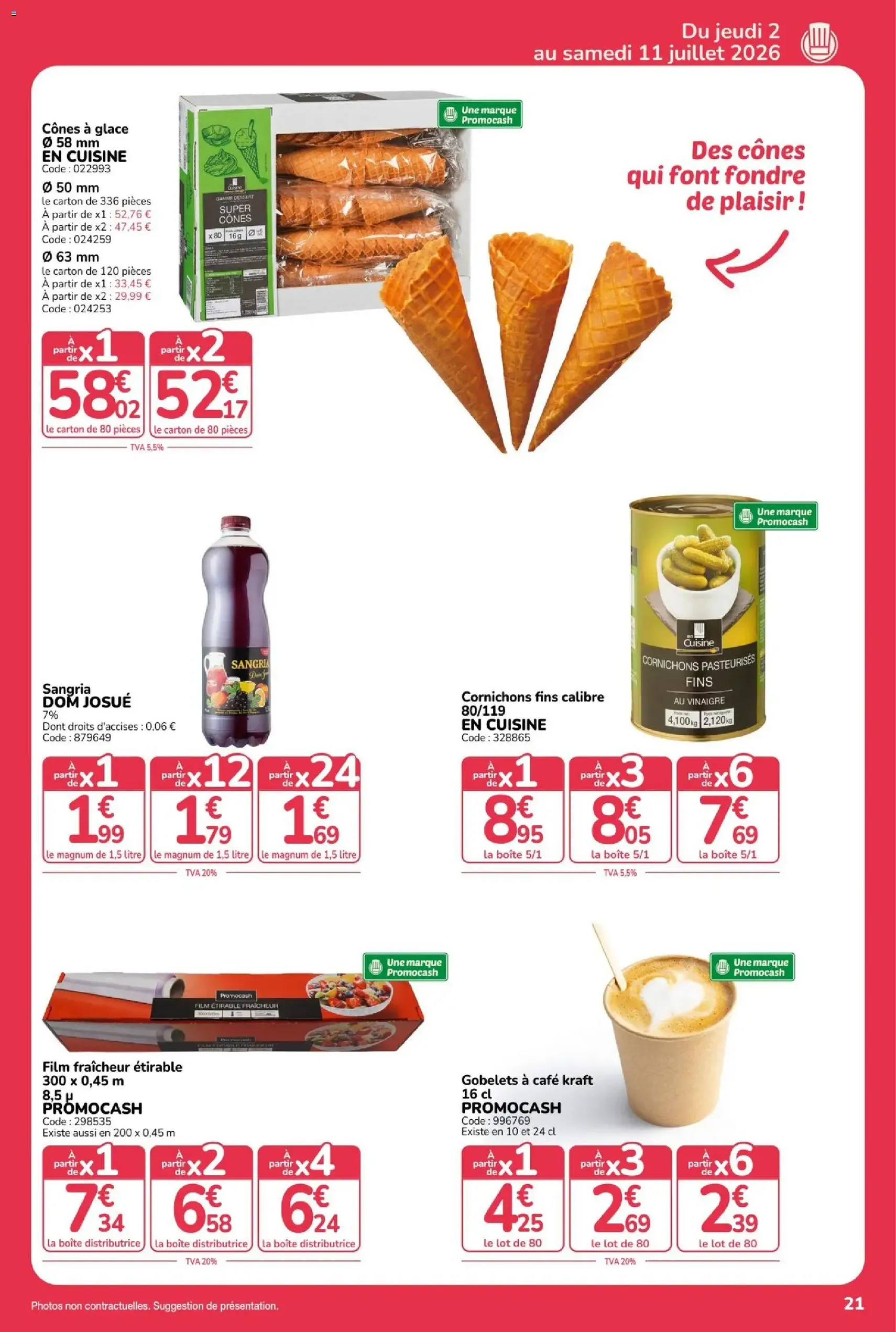 Promocash catalogue - brochure valable à partir du 02/07/2026, page 21 sur 24