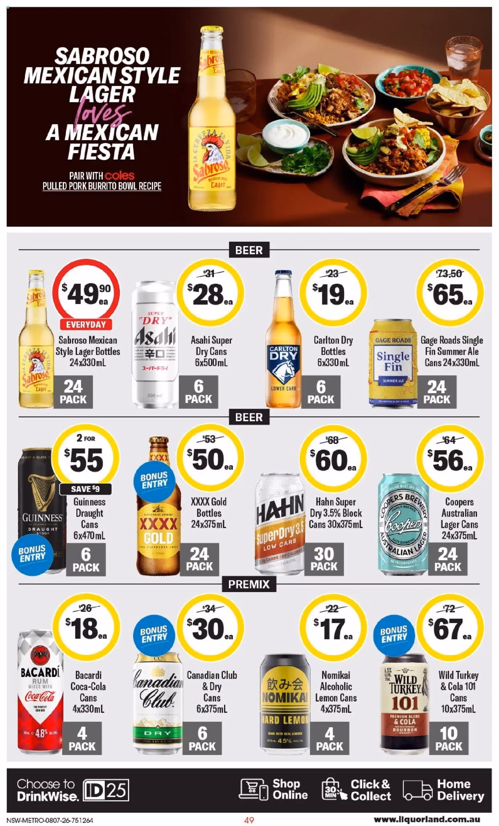 Coles catalogue - valid flyer from 08/07/2026, page 49 of 50