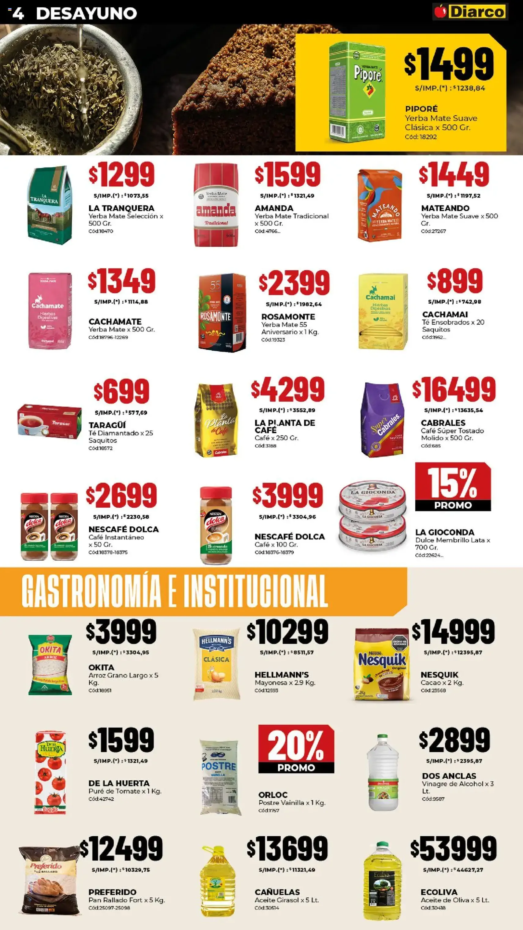 Diarco ofertas - folleto válido desde 20/10/2025 página 4 de 21 Diarco ofertas - folleto válido desde 20/10/2025 página 4 de 21