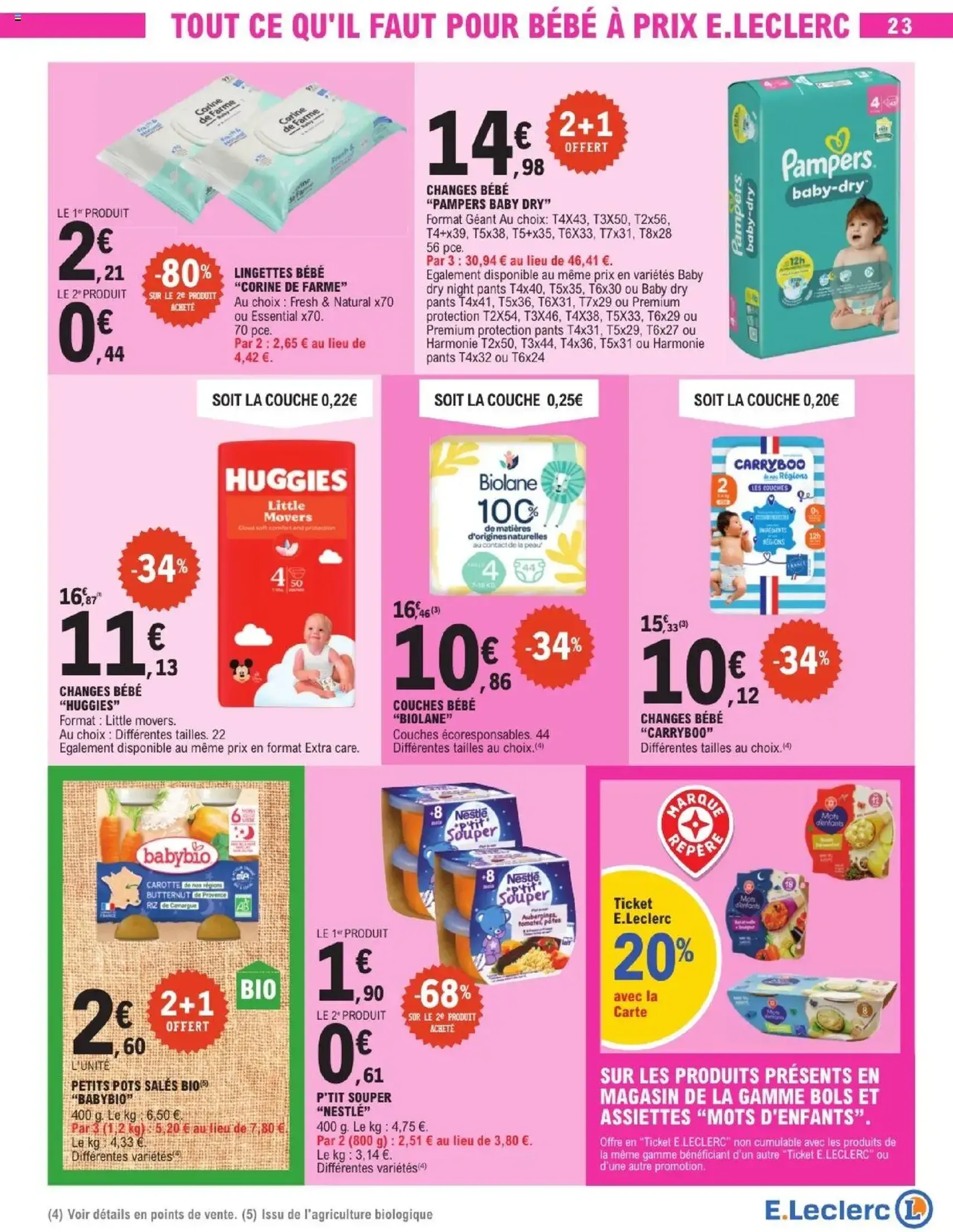 E.Leclerc catalogue semaine 34 - brochure valable à partir du 12/08/2025, page 23 sur 40