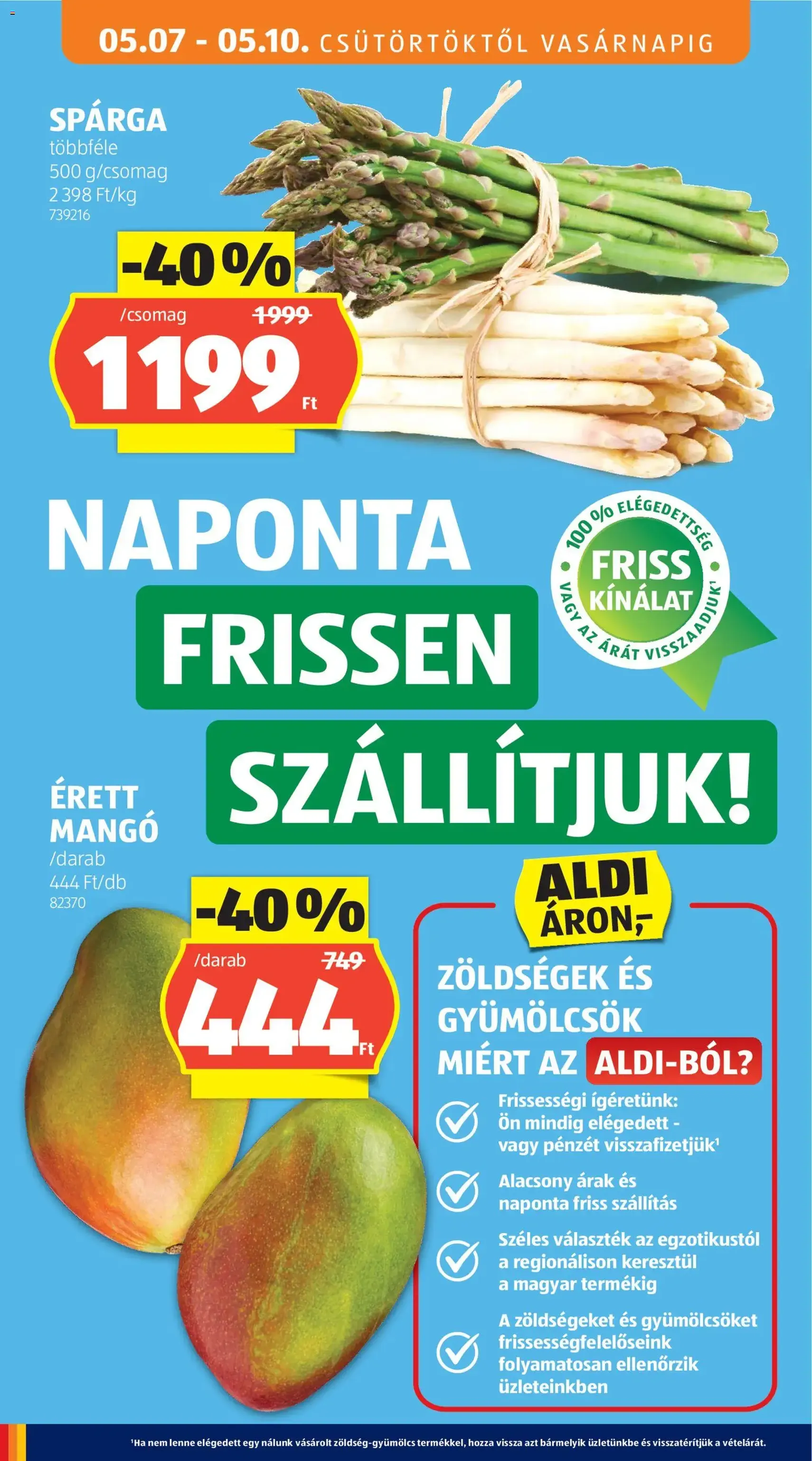 Aldi akciós újság - 2026.05.07. érvényes szórólap 10 oldal 37 oldalból
