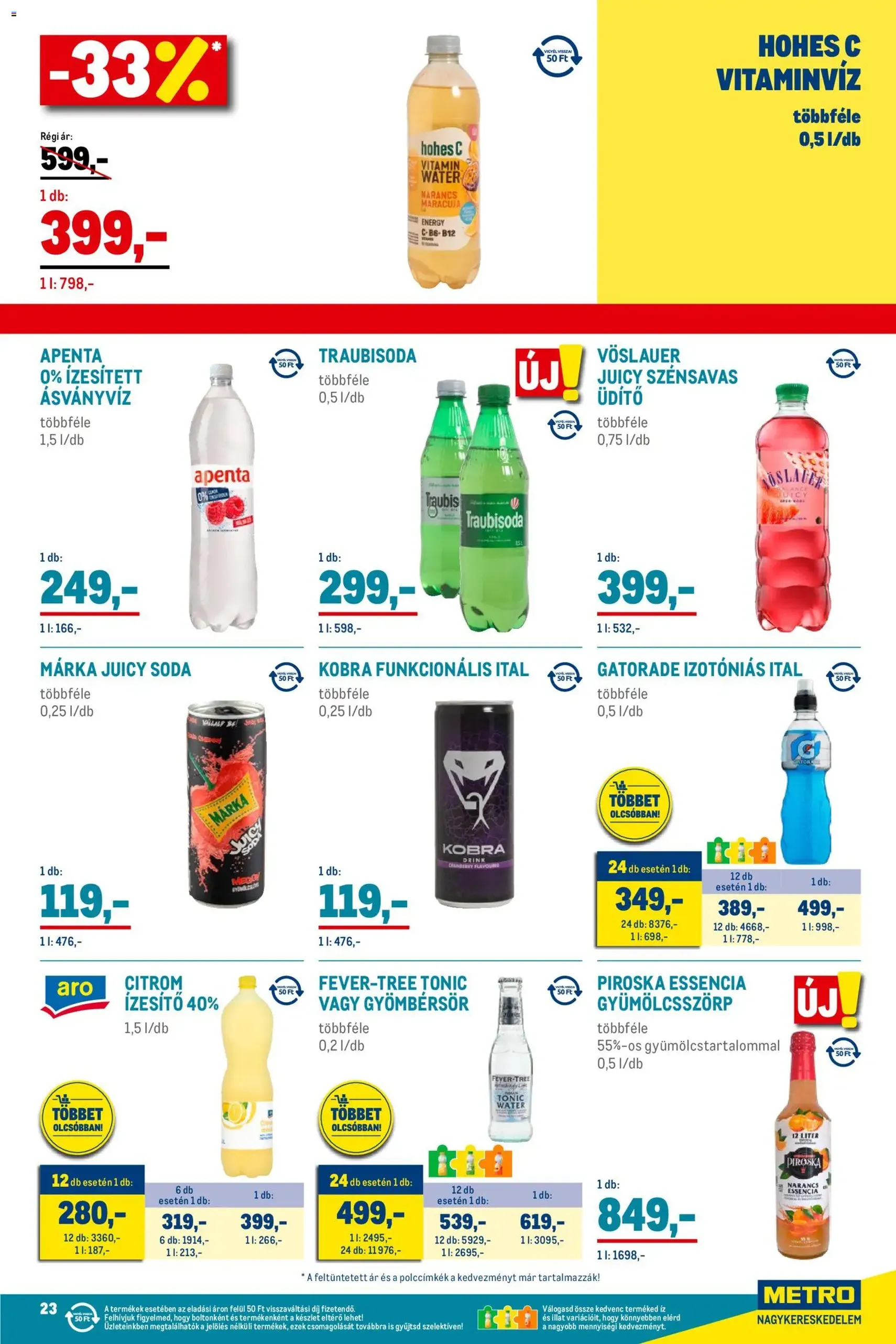 Metro - Élelmiszer és Szezonális katalógus 2025/11 - 2025.11.02. érvényes szórólap 23 oldal 33 oldalból