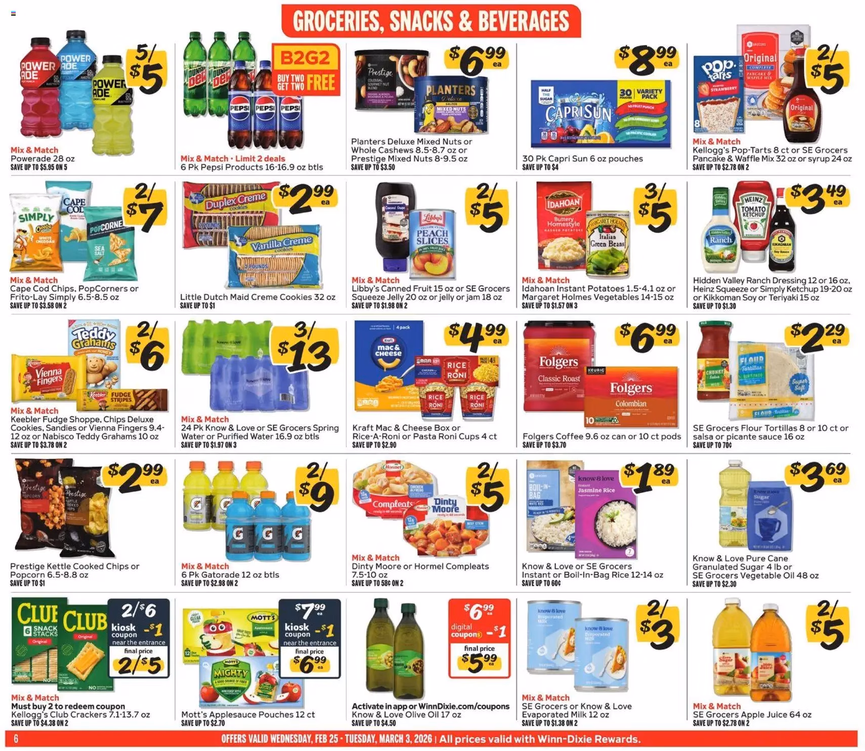Winn Dixie Weekly Ad - valid flyer from 02/25/2026, page 6 of 12