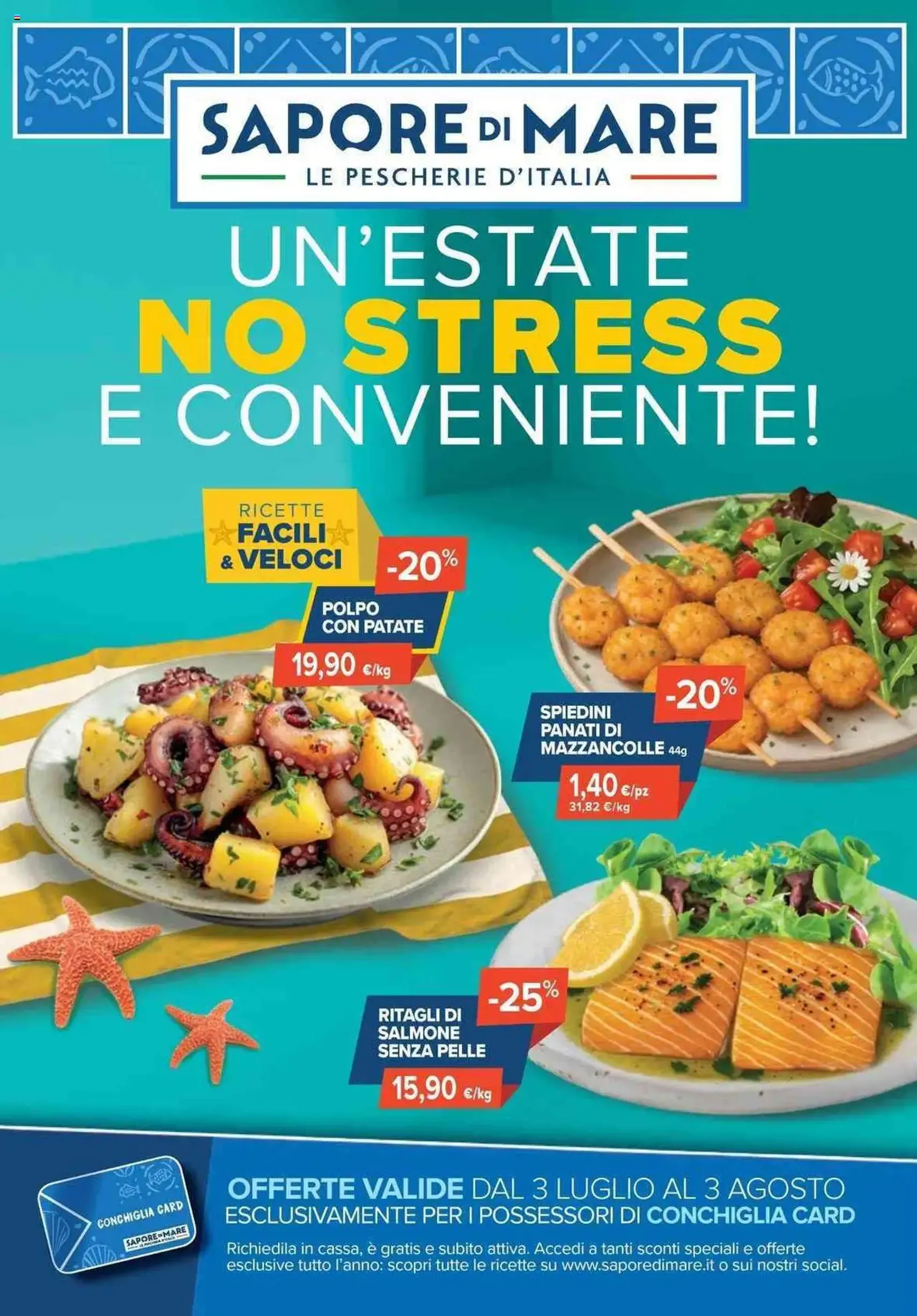 Volantino Sapore di mare - volantino valido dal 03/07/2025 pagina 1 di 6