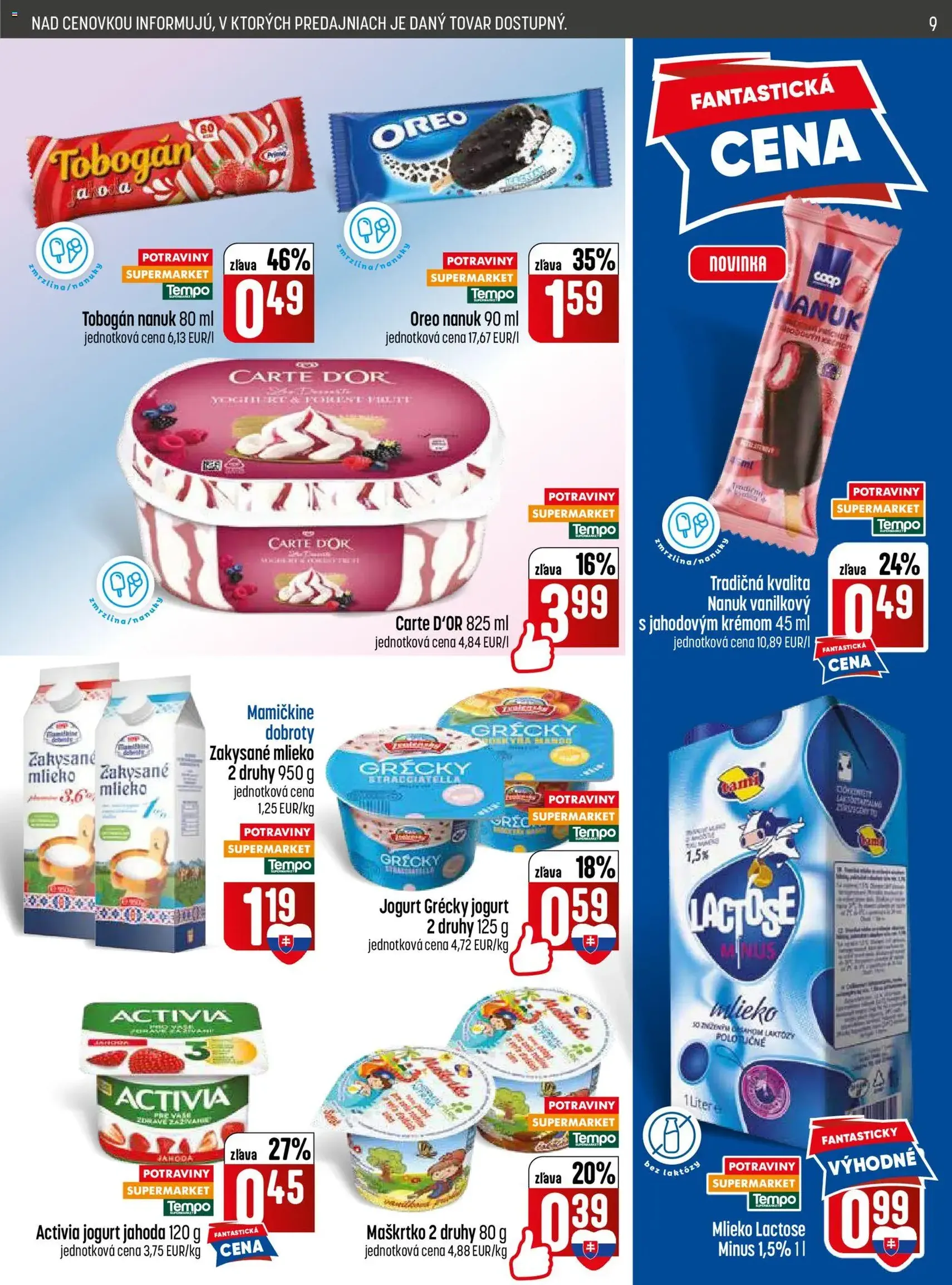COOP Jednota leták - platný leták od 11.06.2026 strana 9 z 32