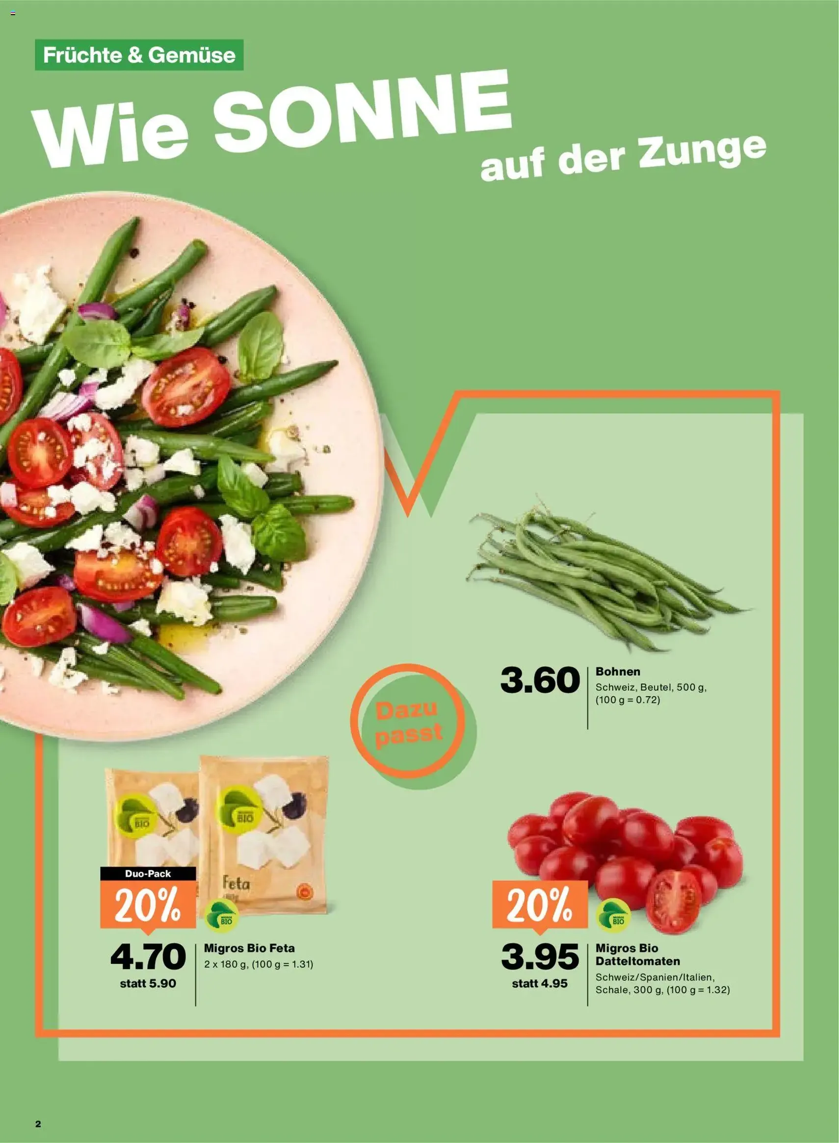 Migros aktionen - Gültiger Prospekt ab 16.07.2026, Seite 2 von insgesamt 20