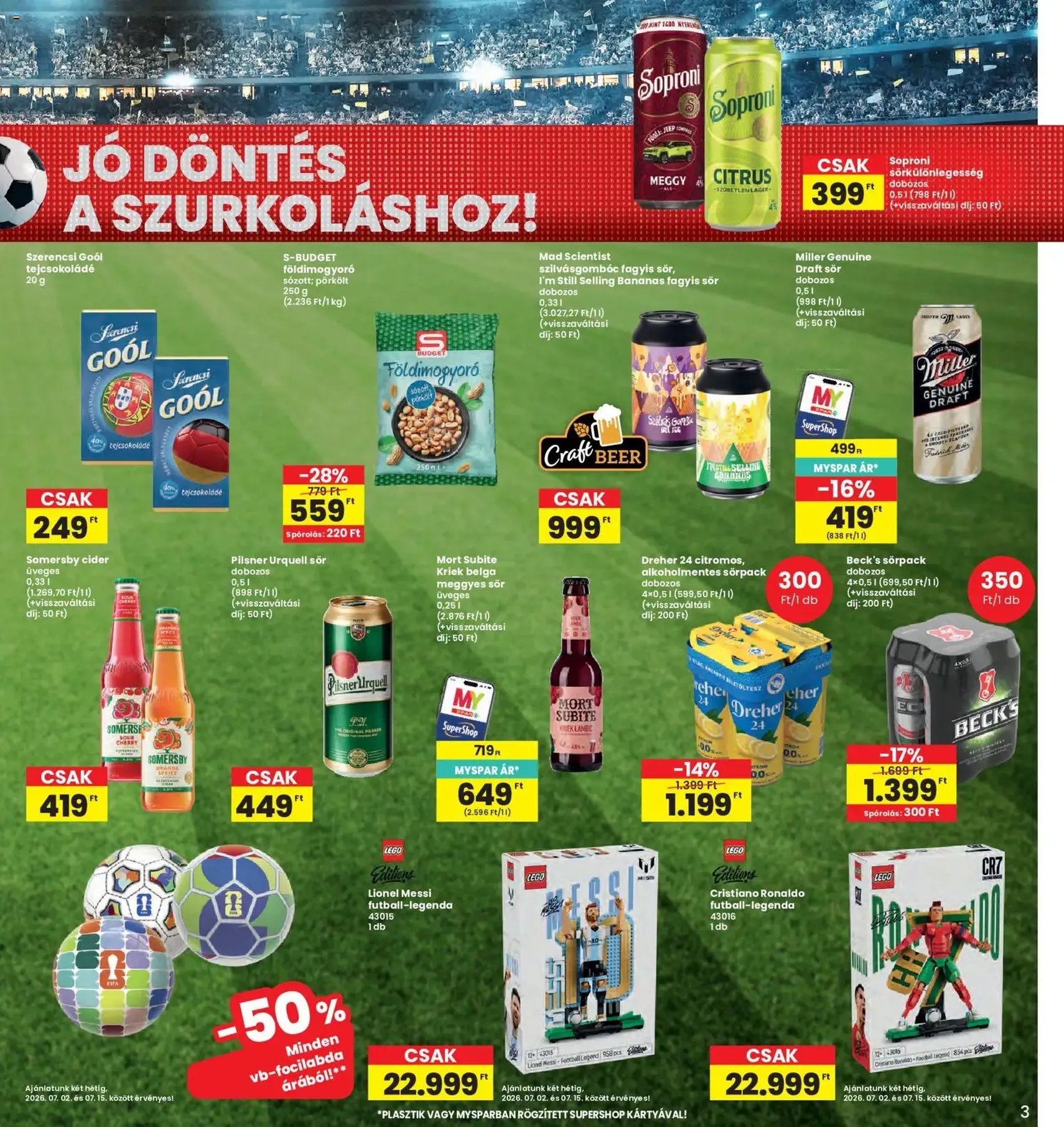 Interspar akciós újság - 2026.07.02. érvényes szórólap 3 oldal 20 oldalból