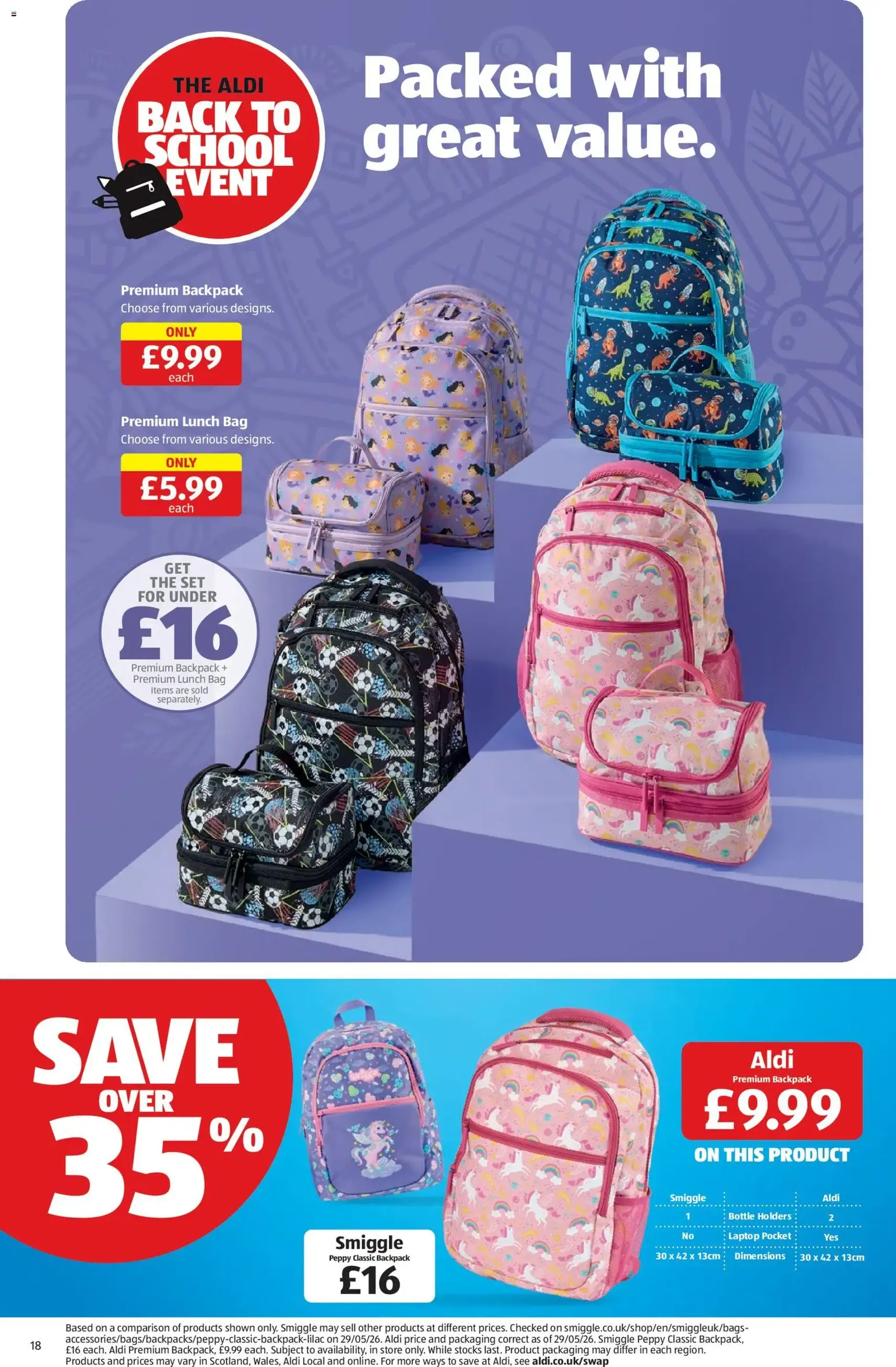 Weekly offers Aldi Back to school - valid flyer from 22/06/2026, page 18 of 20