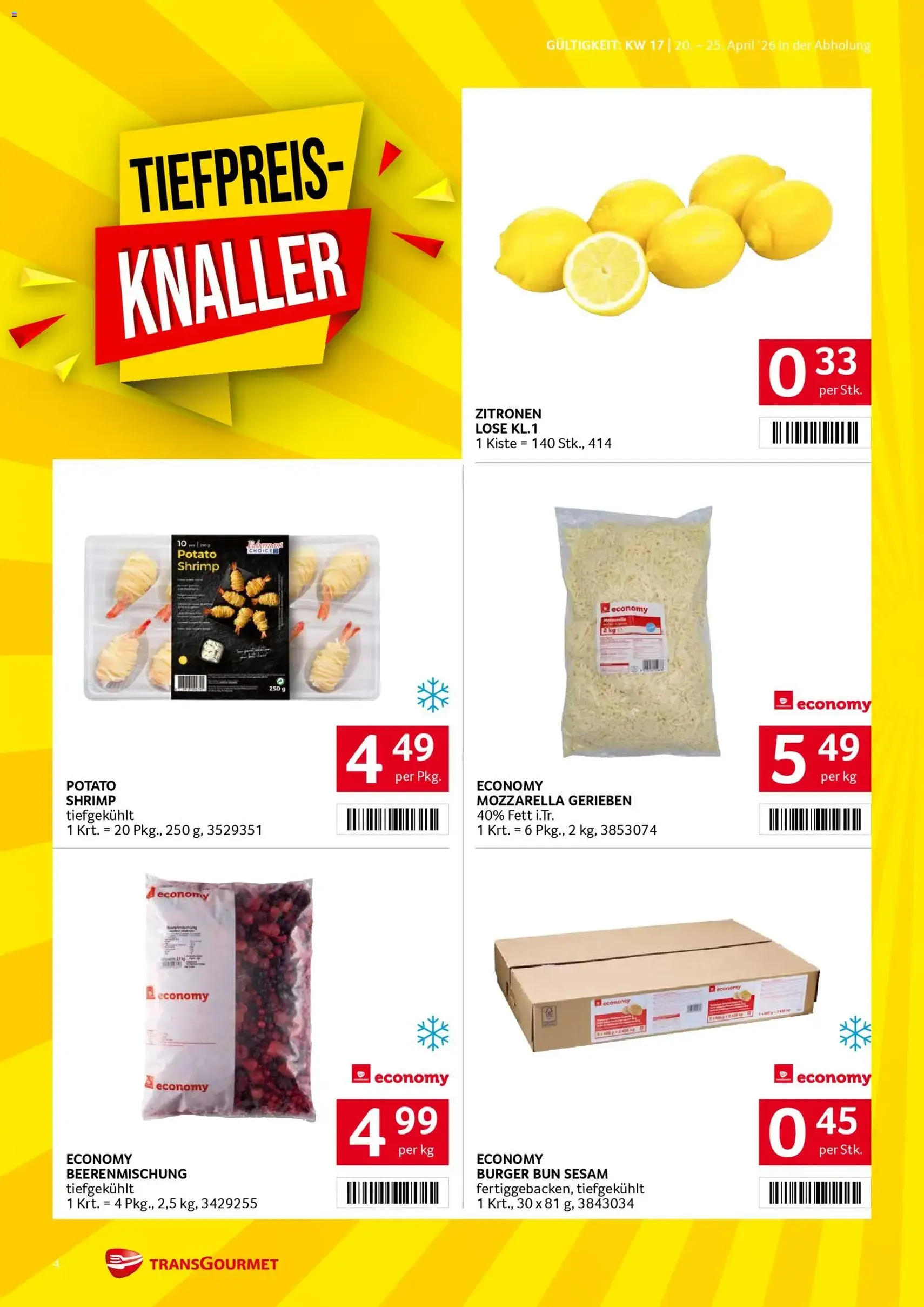 Transgourmet Flugblatt - Gültiger Prospekt ab 20.04.2026, Seite 4 von insgesamt 32