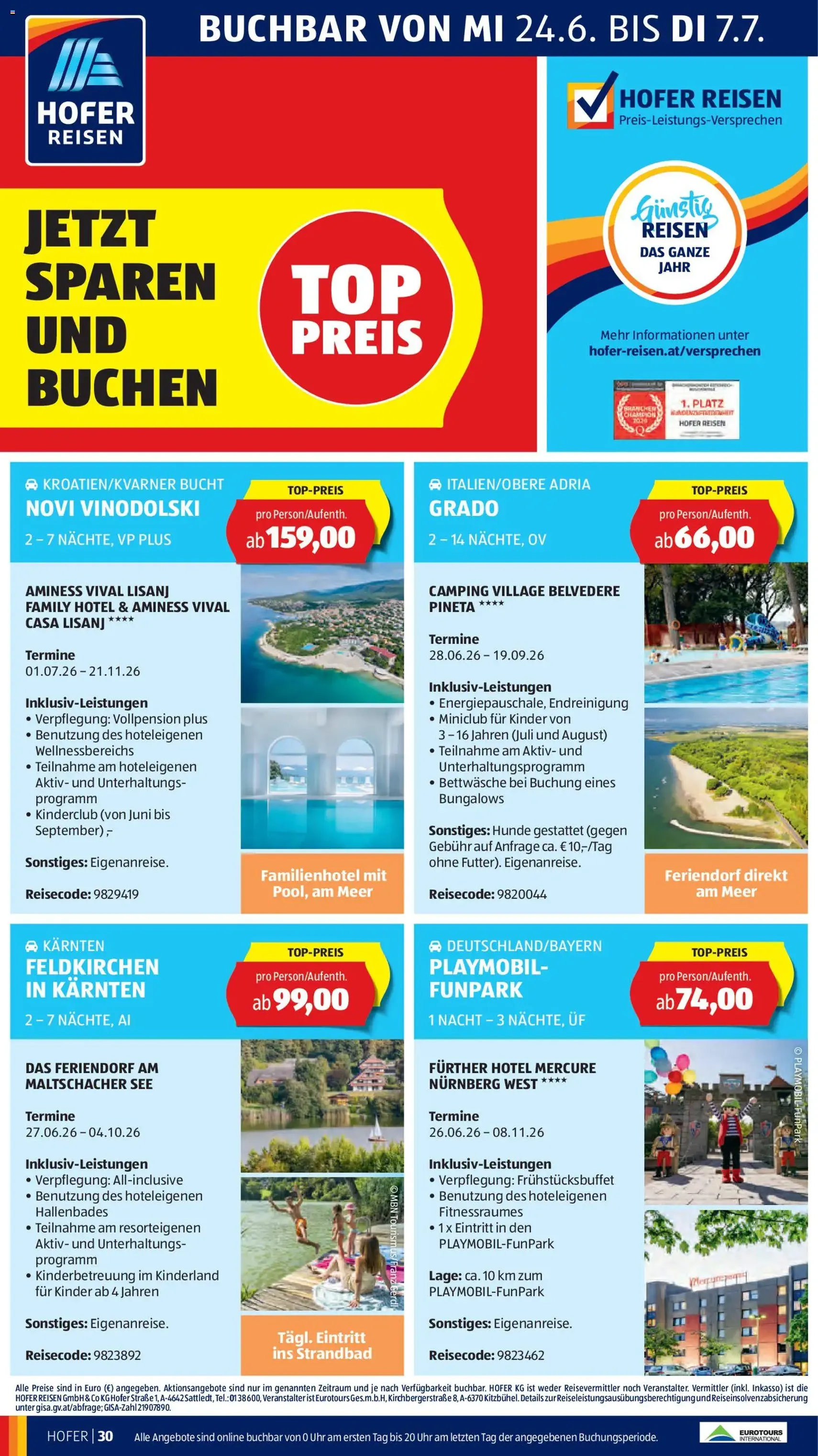 Hofer Flugblatt - Gültiger Prospekt ab 26.06.2026, Seite 35 von insgesamt 41