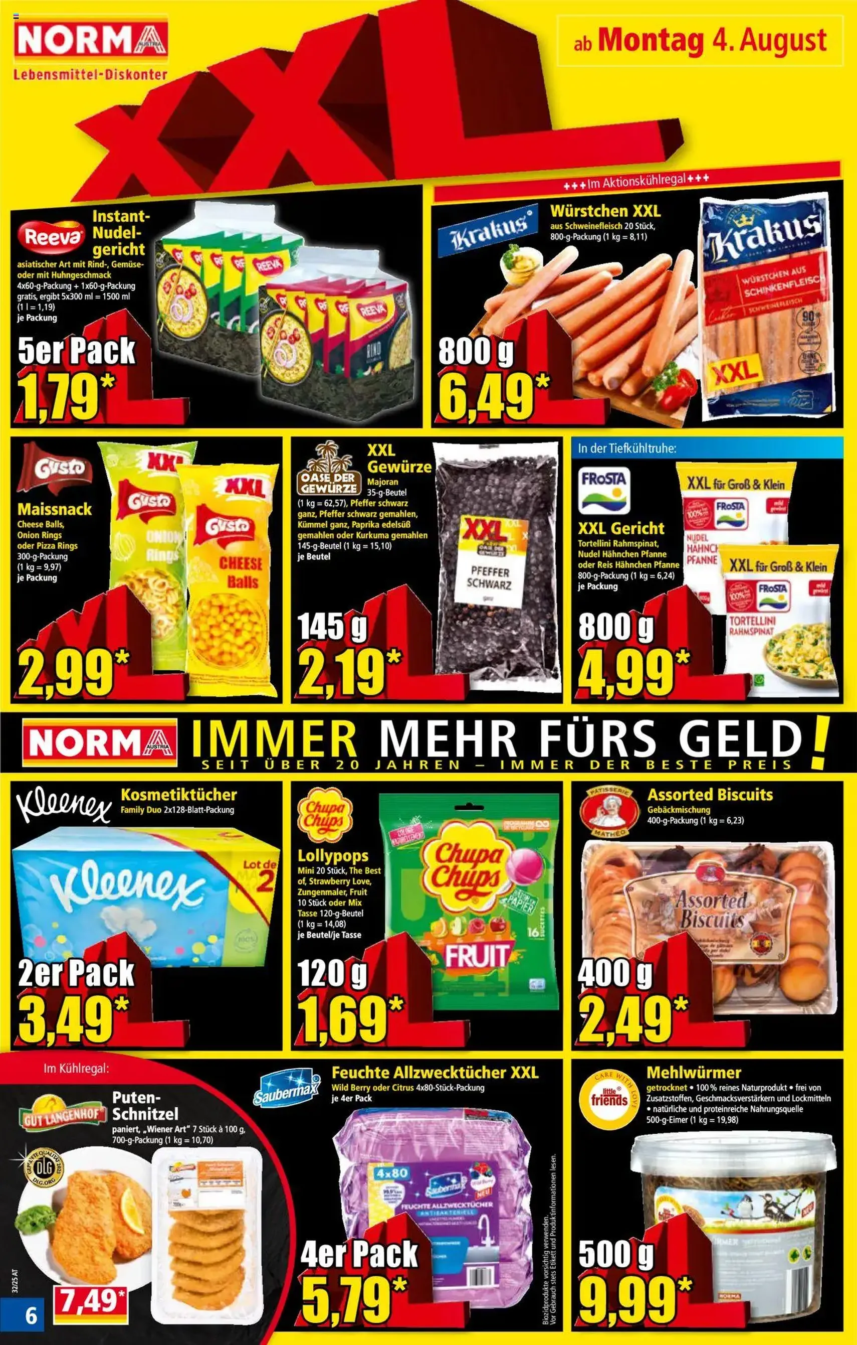 Norma Flugblatt - Gültiger Prospekt ab 04.08.2025, Seite 6 von insgesamt 20
