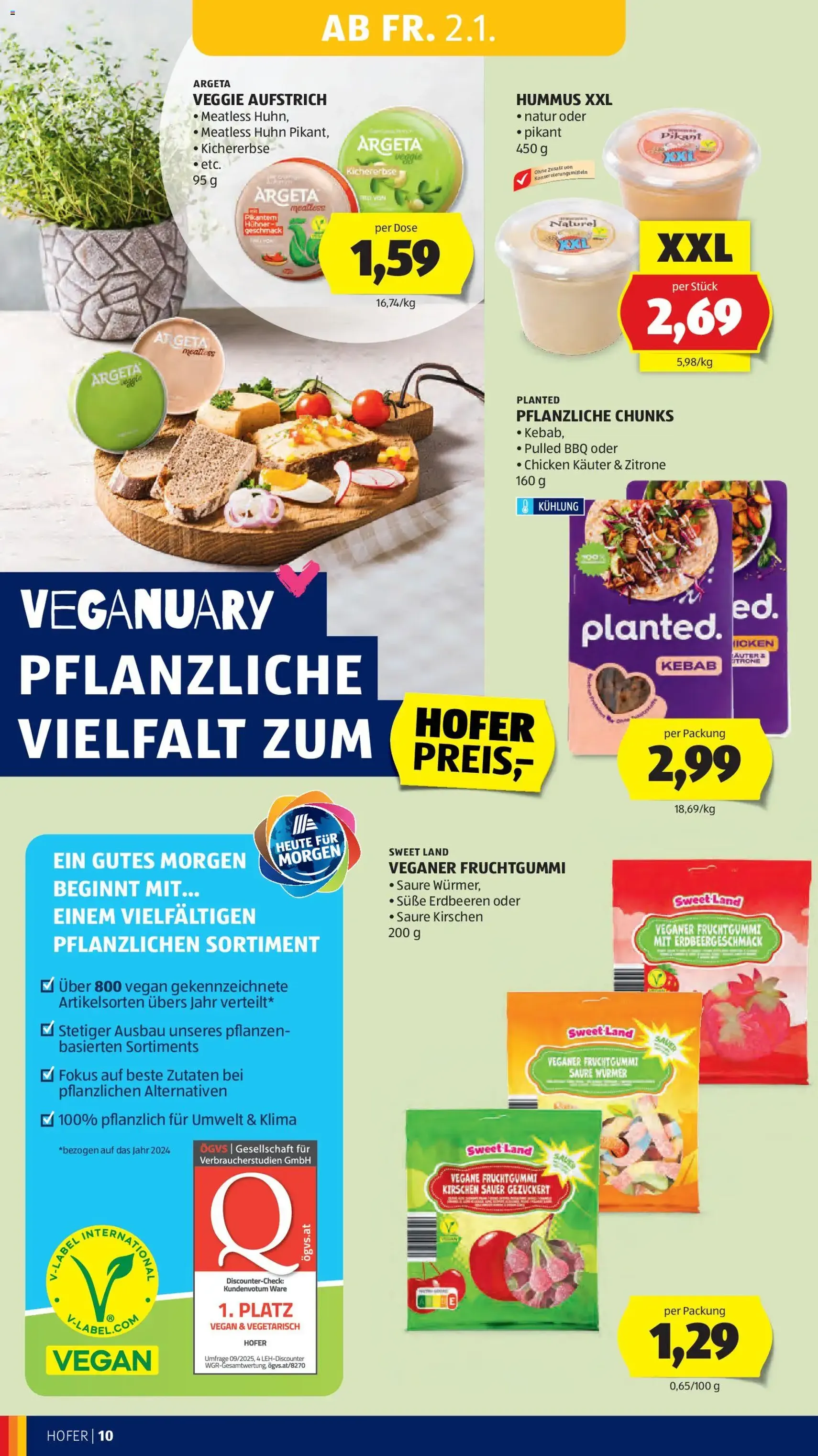 Hofer Flugblatt - Gültiger Prospekt ab 02.01.2026, Seite 12 von insgesamt 45