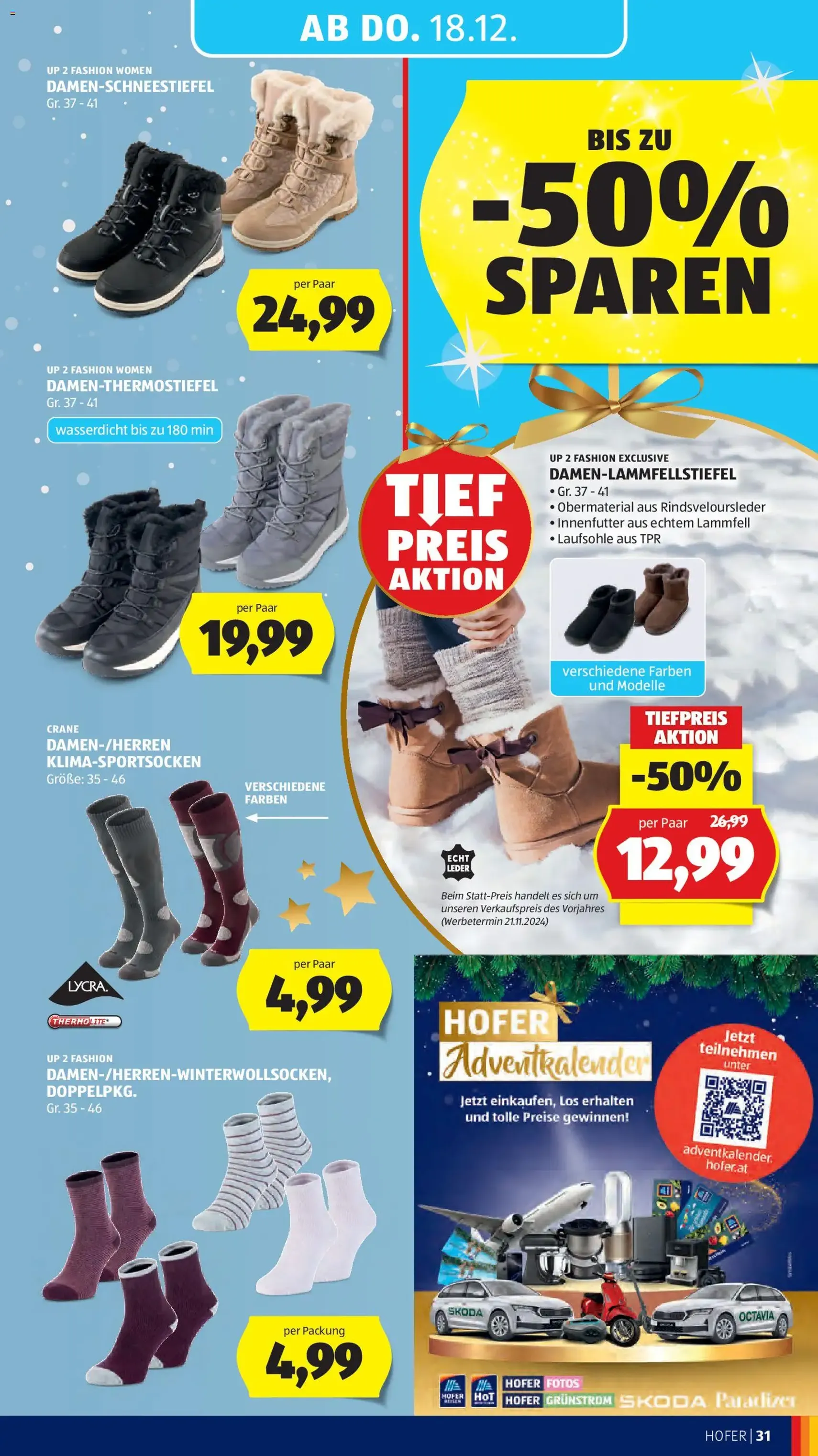 Hofer Flugblatt - Gültiger Prospekt ab 12.12.2025, Seite 43 von insgesamt 53