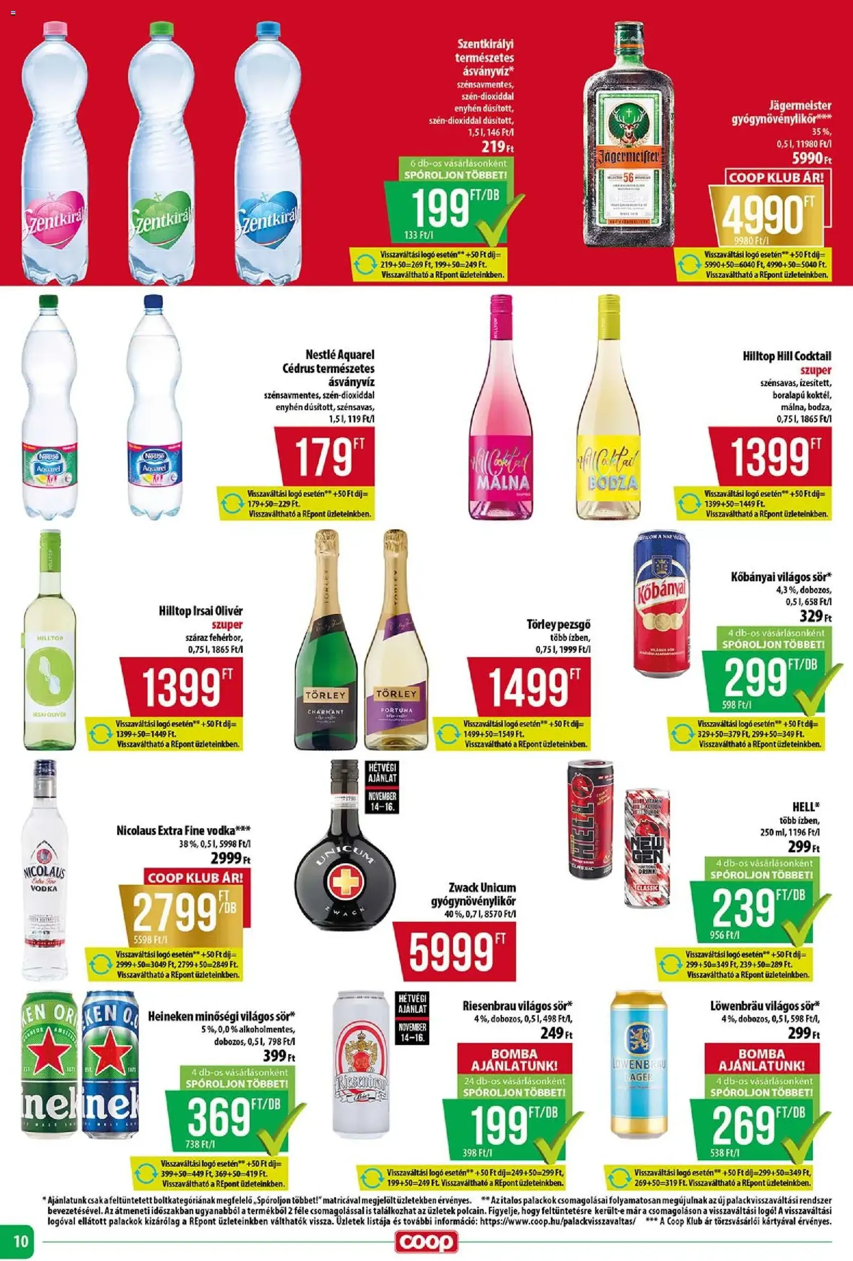 COOP Szolnok Akciós újság - 2025.11.13. érvényes szórólap 10 oldal 12 oldalból