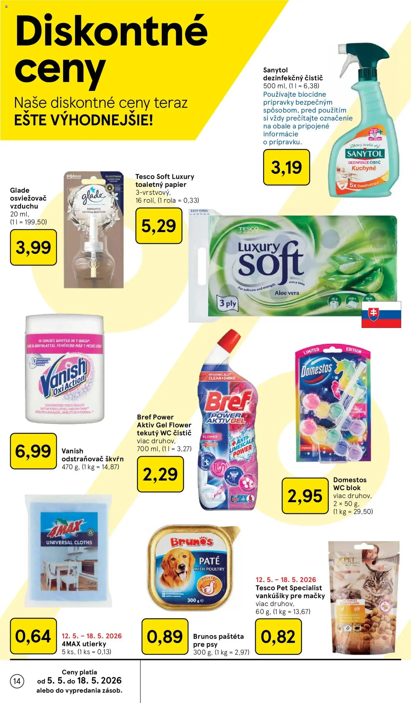 Tesco Hypermarket - leták - platný leták od 13.05.2026 strana 14 z 51