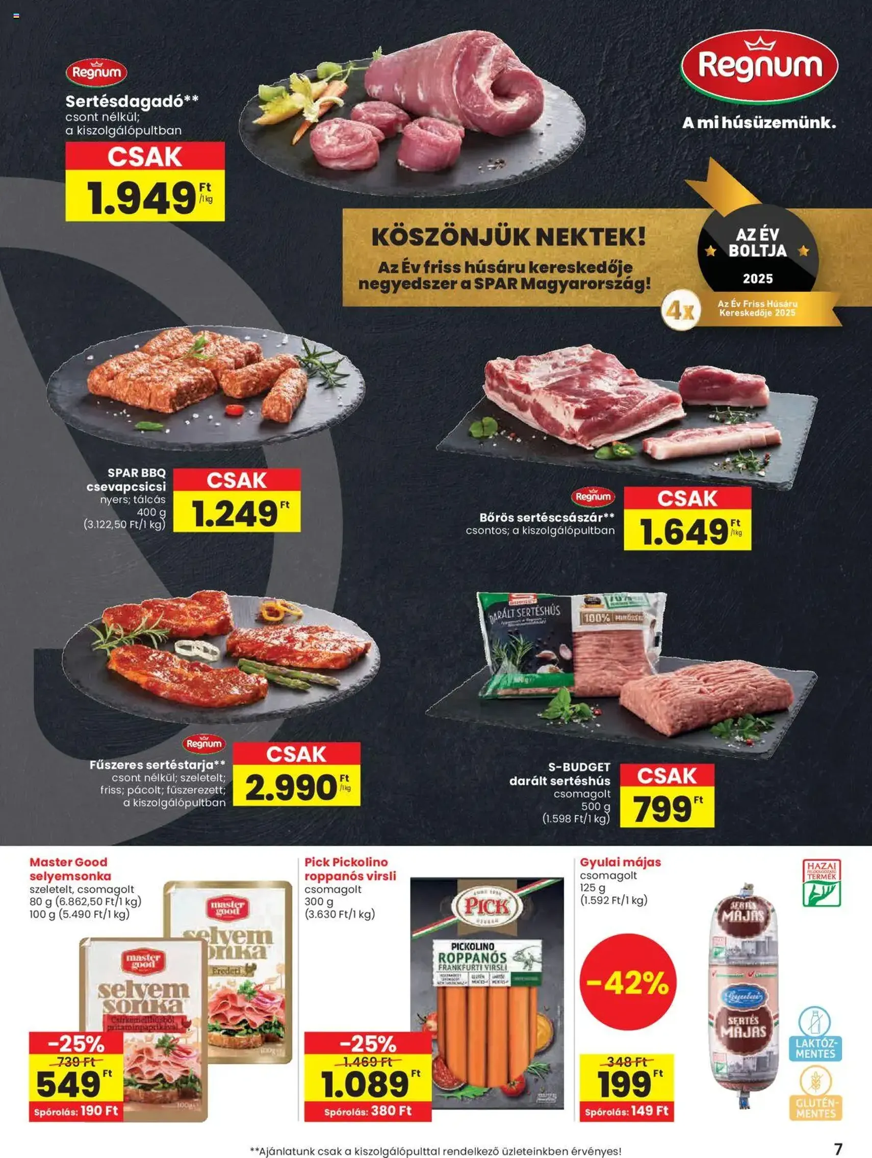 Spar Akciós újság - 2025.09.18. érvényes szórólap 7 oldal 20 oldalból