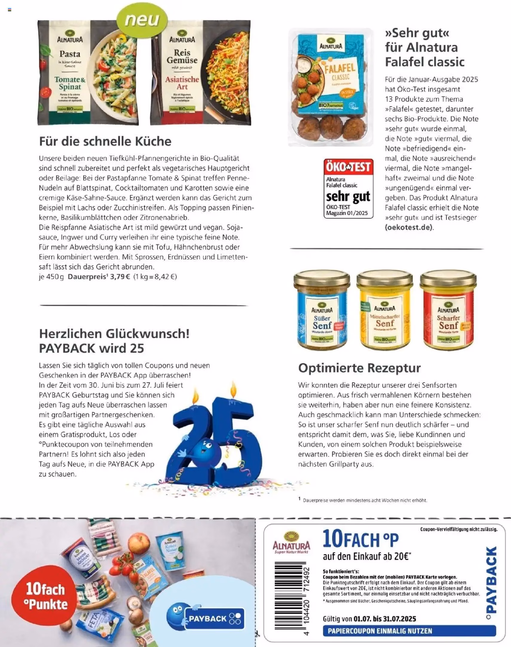 Alnatura Prospekt - Gültiger Prospekt ab 01.07.2025, Seite 7 von insgesamt 60