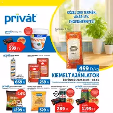 PRIVÁT Akciós újság - szórólap előnézete érvényes 2025.08.07. -tól