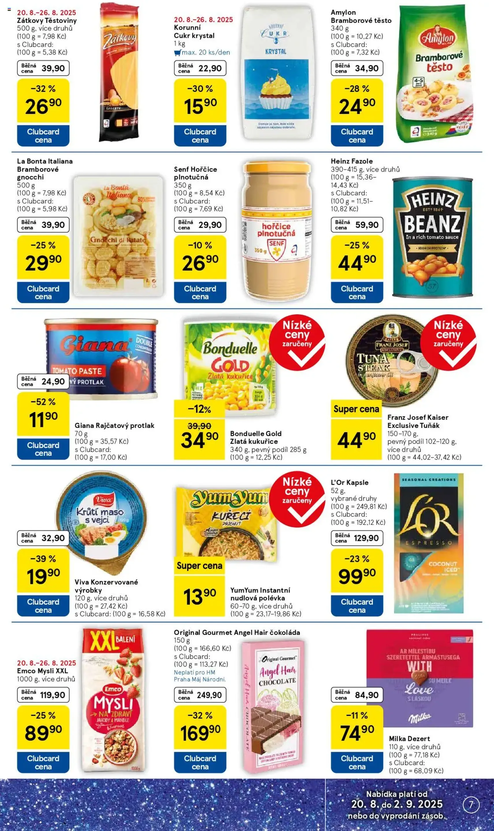 Tesco leták - Hypermarket - platný leták od 20.08.2025 strana 7 z 34 Tesco leták - Hypermarket - platný leták od 20.08.2025 strana 7 z 34