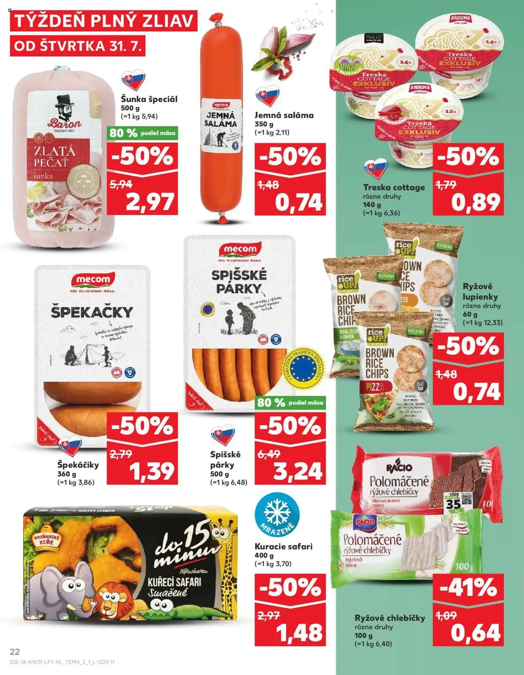 Kaufland Bratislava-Dúbravka - platný leták od 31.07.2025 strana 22 z 76