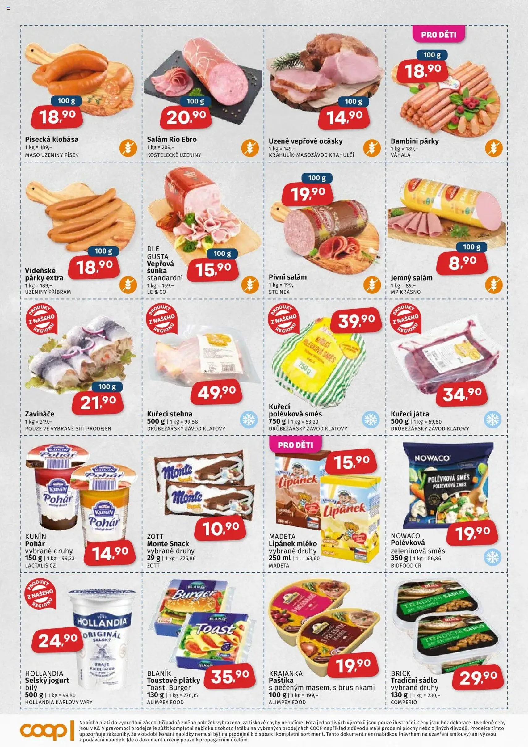 Coop leták - Západočeský region - platný leták od 22.10.2025 strana 2 z 4