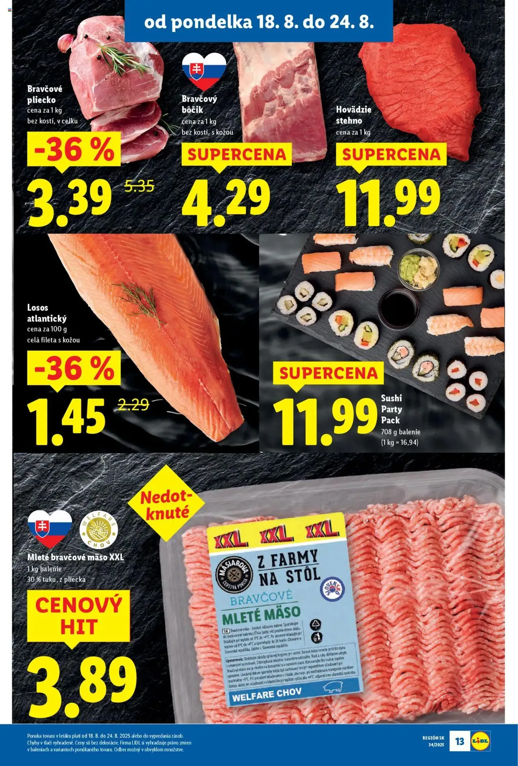 Lidl leták - platný leták od 18.08.2025 strana 13 z 97 Lidl leták - platný leták od 18.08.2025 strana 13 z 97