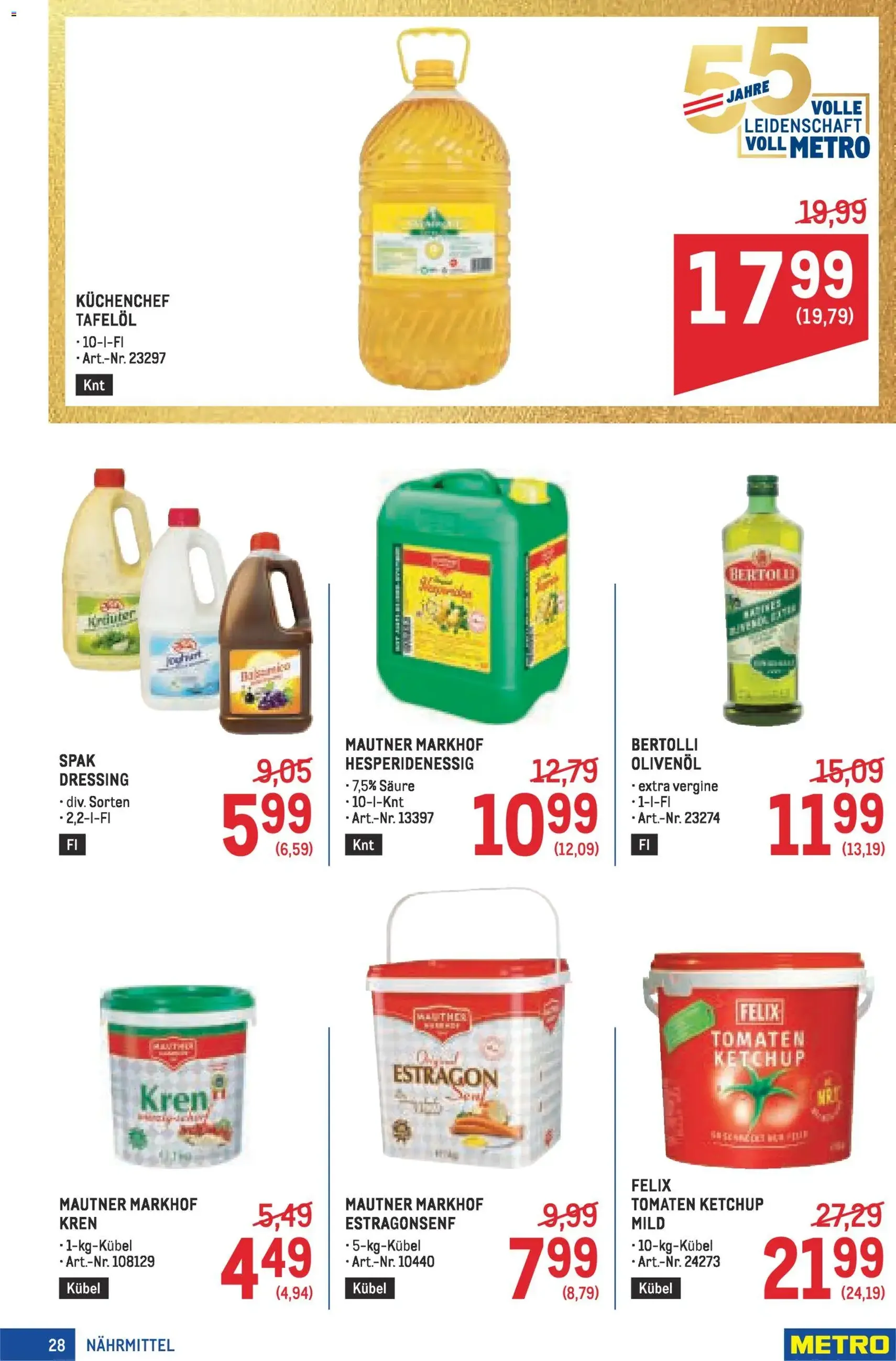 Metro angebote Profi - Gültiger Prospekt ab 19.02.2026, Seite 28 von insgesamt 64