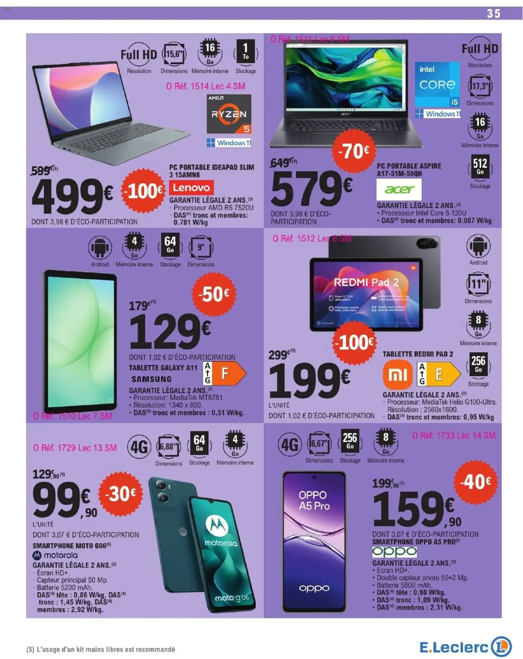 E.Leclerc catalogue semaine 7 - brochure valable à partir du 10/02/2026, page 35 sur 49